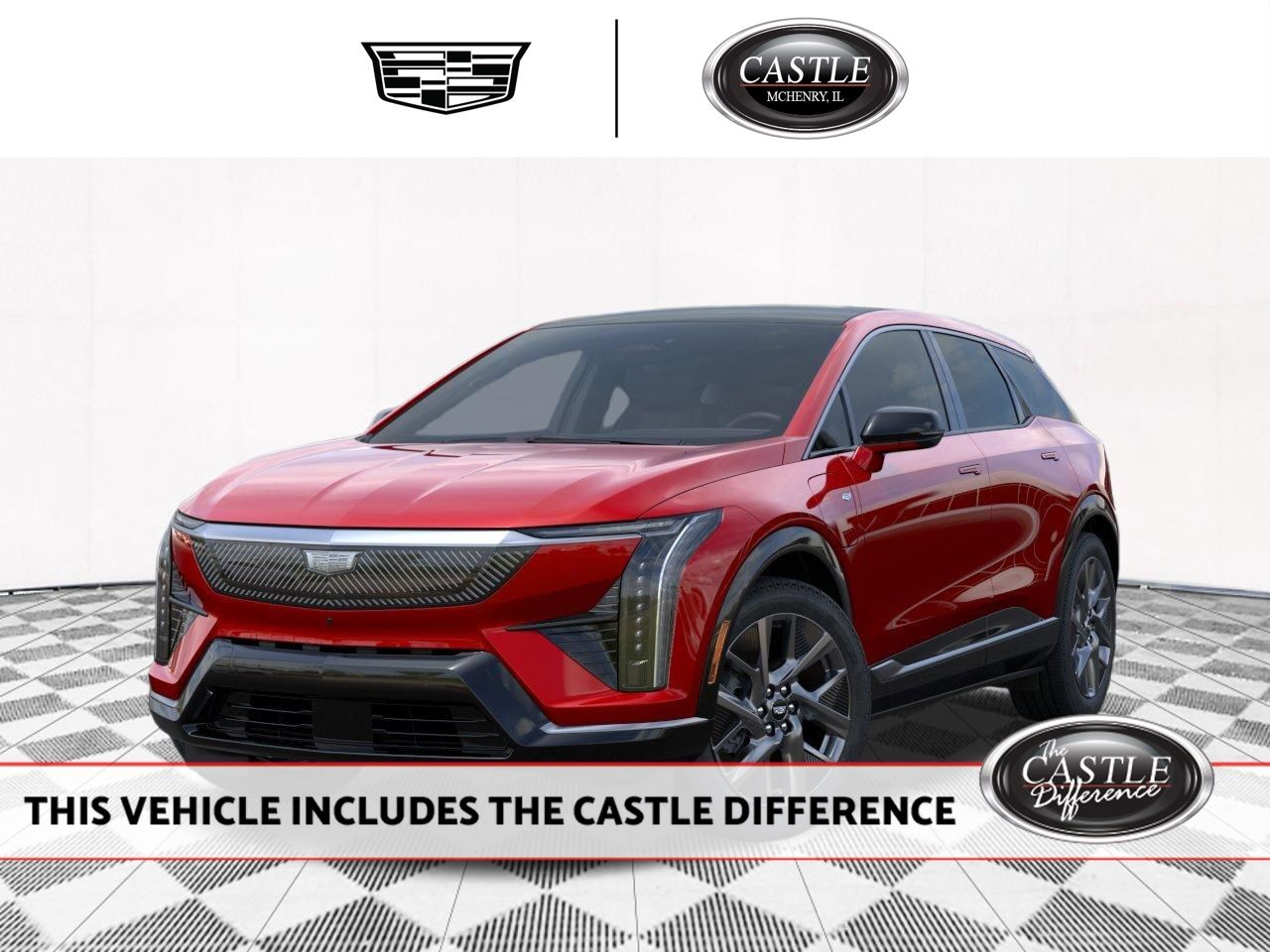 Radiant Red Tintcoat 2026 Cadillac OPTIQ SUV / Crossover All-Wheel Drive 1-Speed Automatic