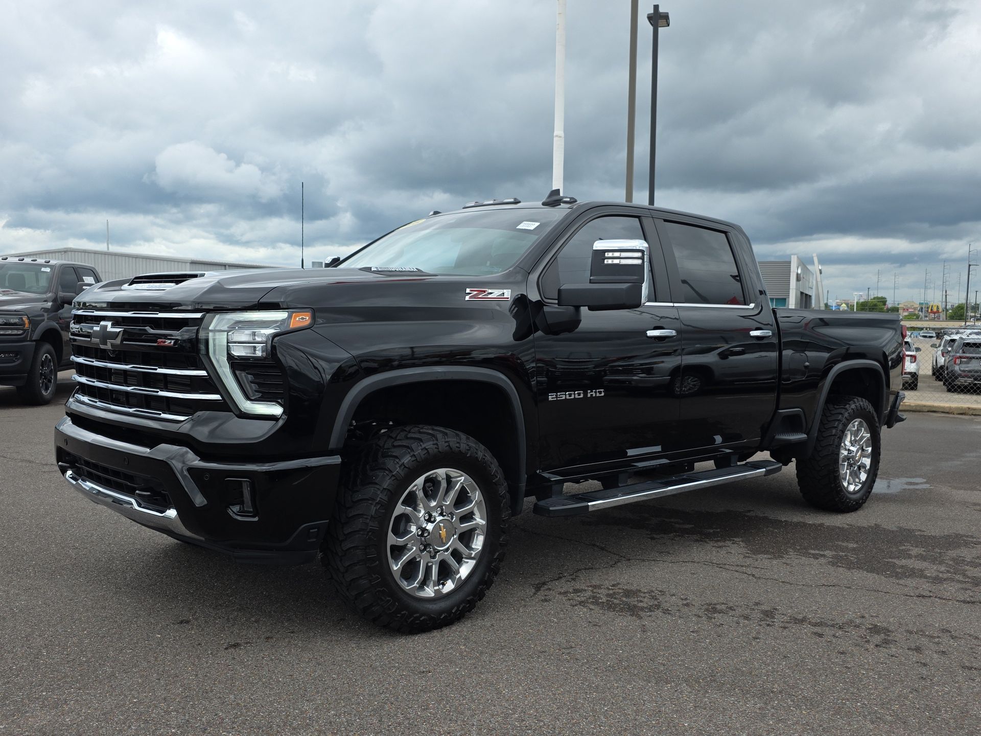 Black 2025 Chevrolet Silverado 2500HD Pickup Truck Four-Wheel Drive Automatic
