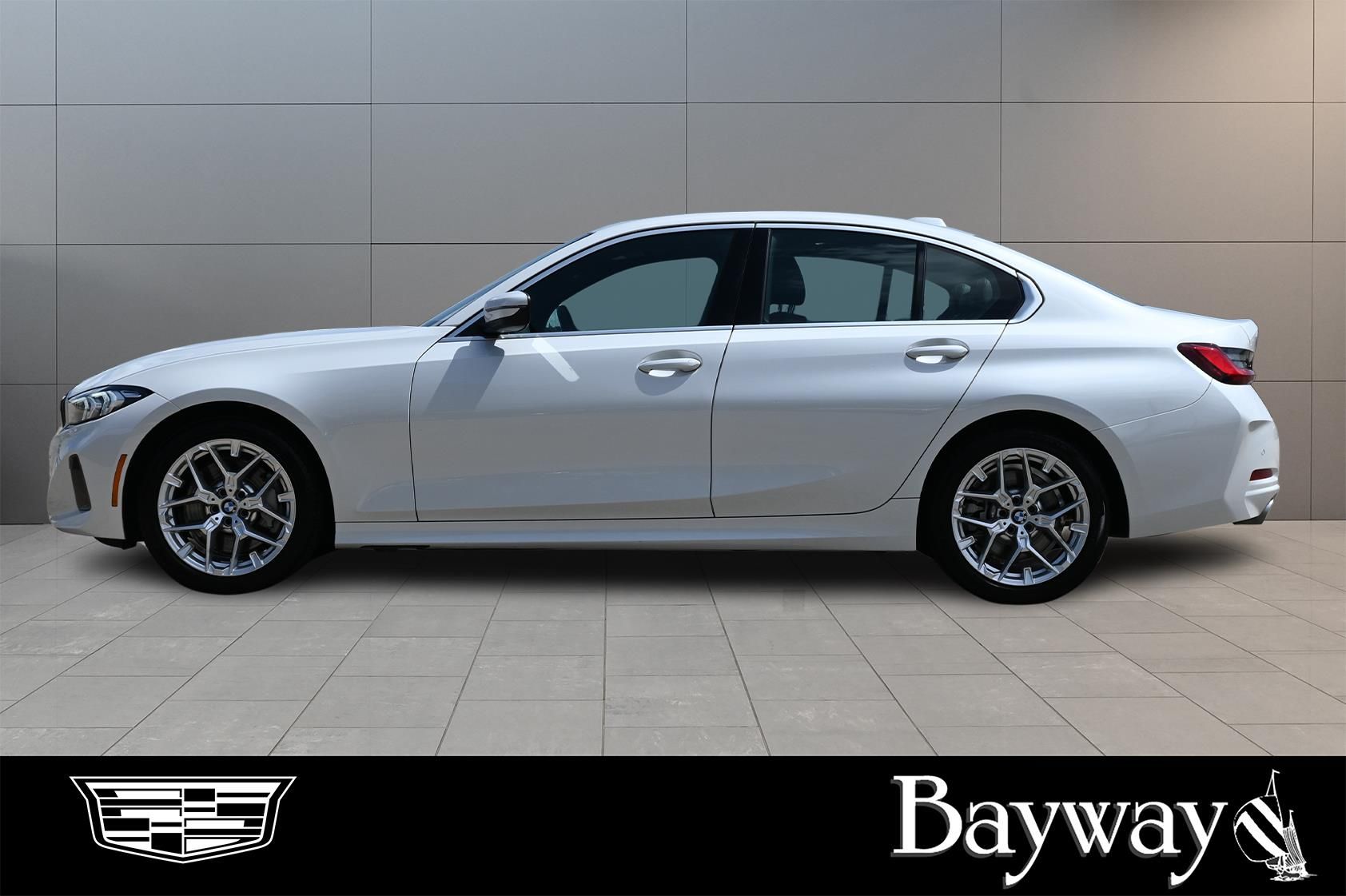 2026 BMW 3 Series 330i White at North Houston Mitsubishi