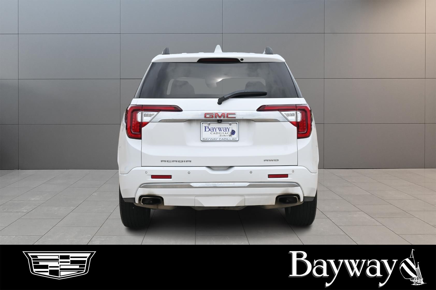2023 GMC Acadia Denali White at Bayway Cadillac Southwest