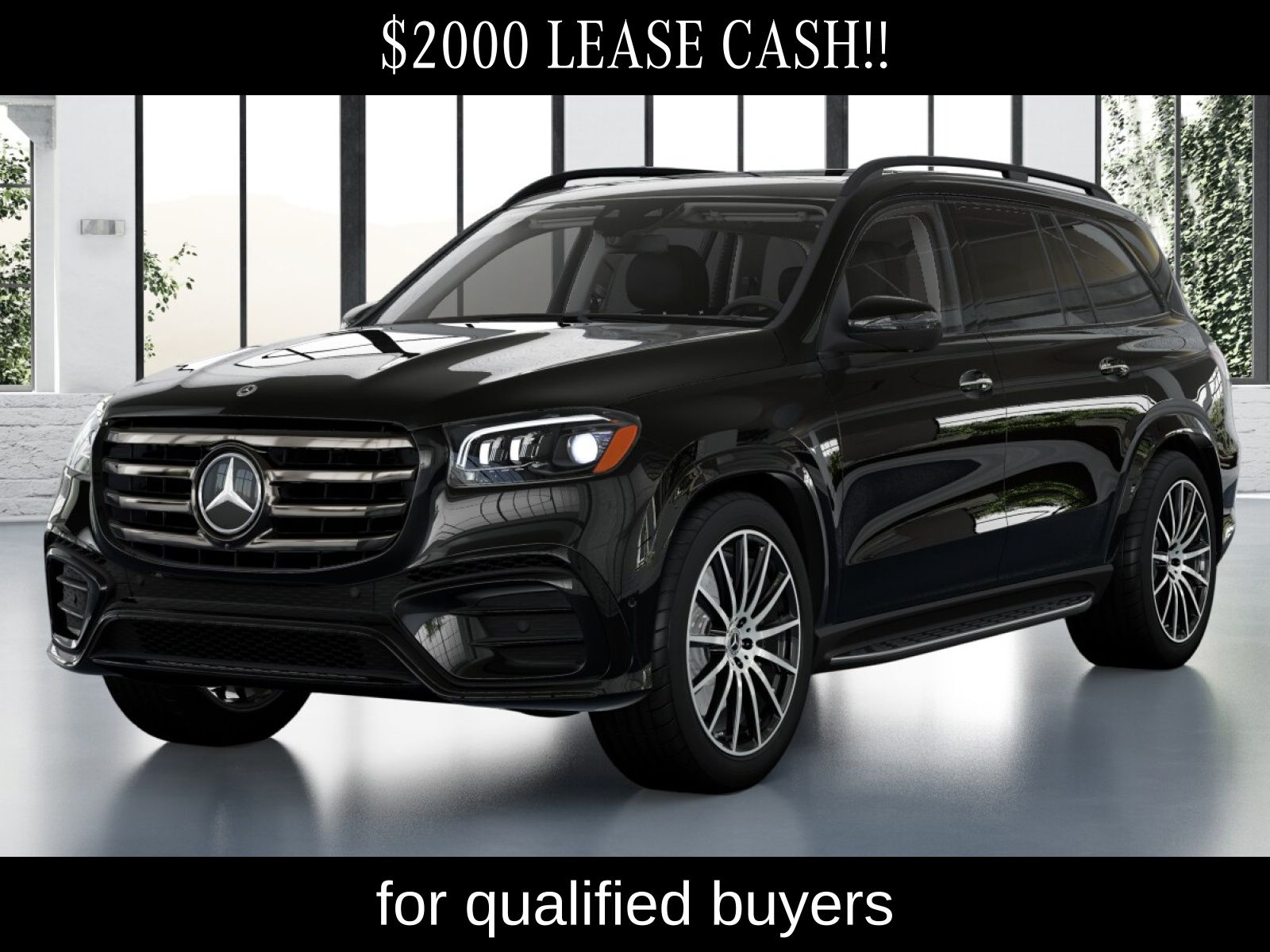 Obsidian Black Metallic 2026 Mercedes-Benz GLS SUV / Crossover All-Wheel Drive 9-Speed Automatic