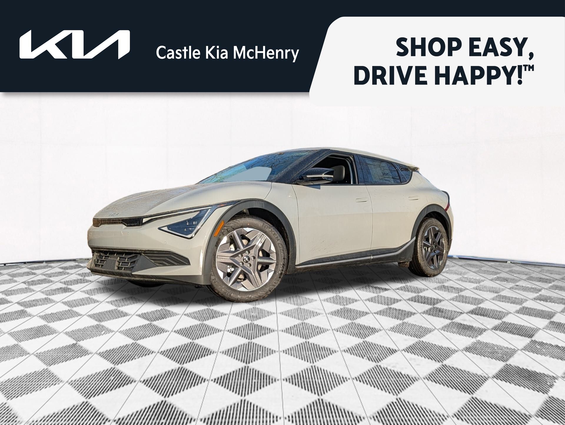 Wolf Gray 2025 Kia EV6 Light Long Range AWD SUV / Crossover All-Wheel Drive 1-Speed Automatic