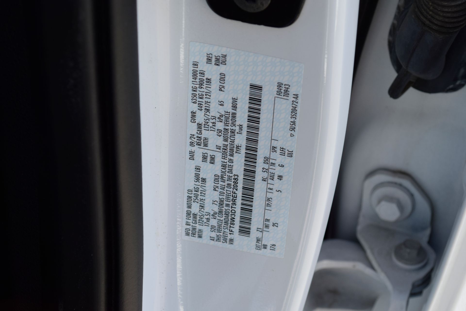 2024 Ford F-350SD XLT White at Central Houston Nissan