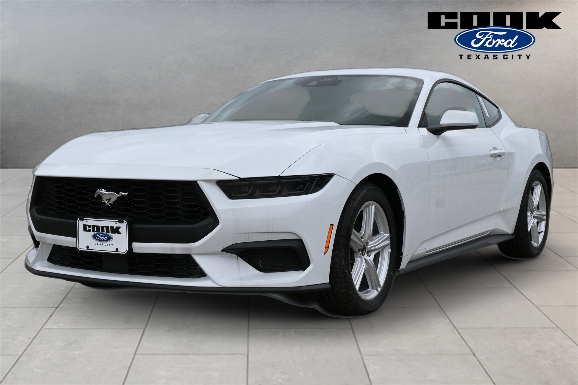 2026 Ford Mustang EcoBoost White at Cook Ford