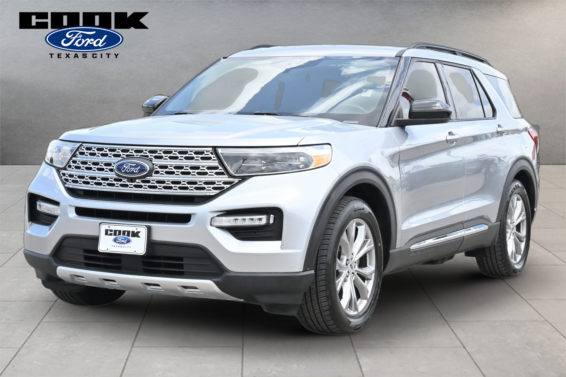 2020 Ford Explorer XLT Silver at Cook Ford