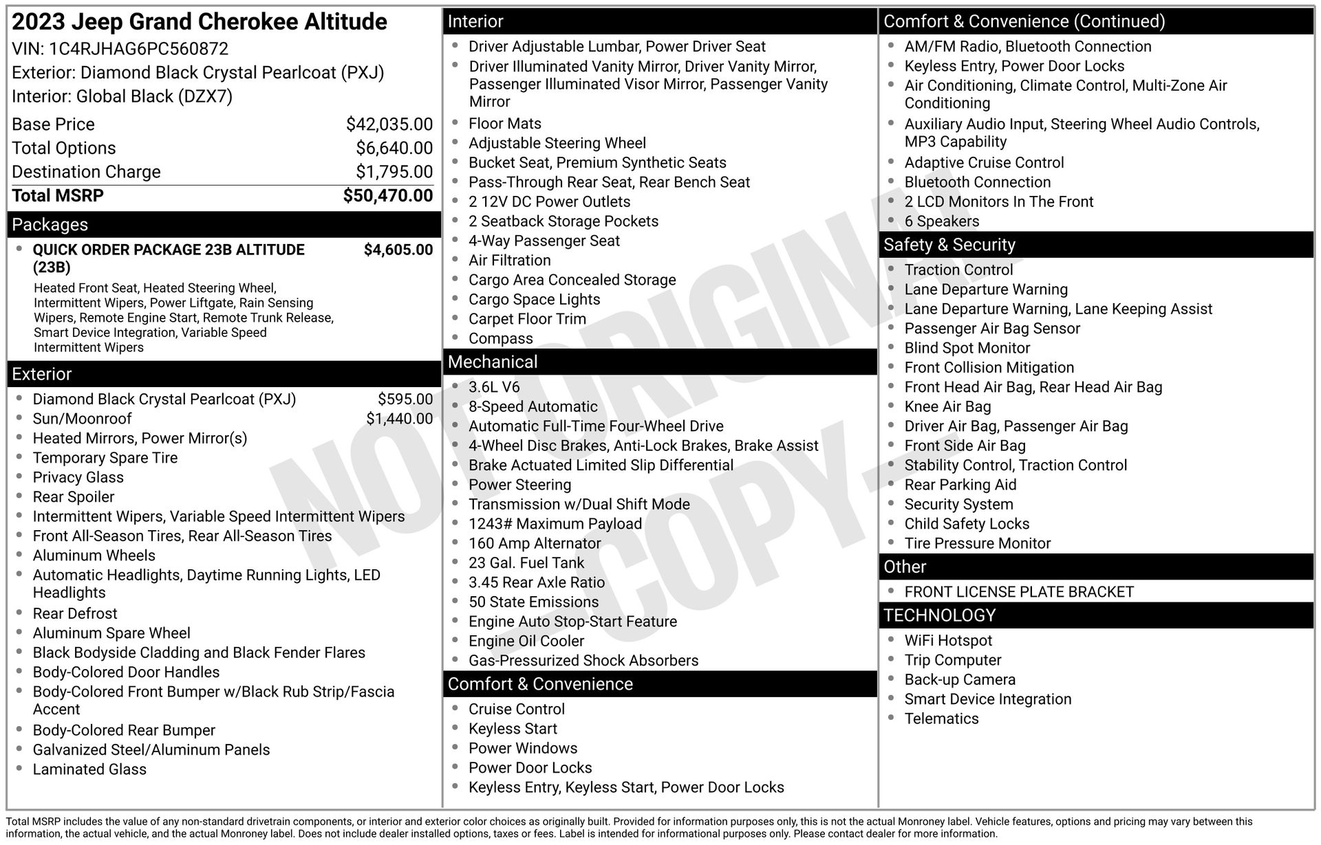 2023 JEEP GRAND CHEROKEE - Image 3