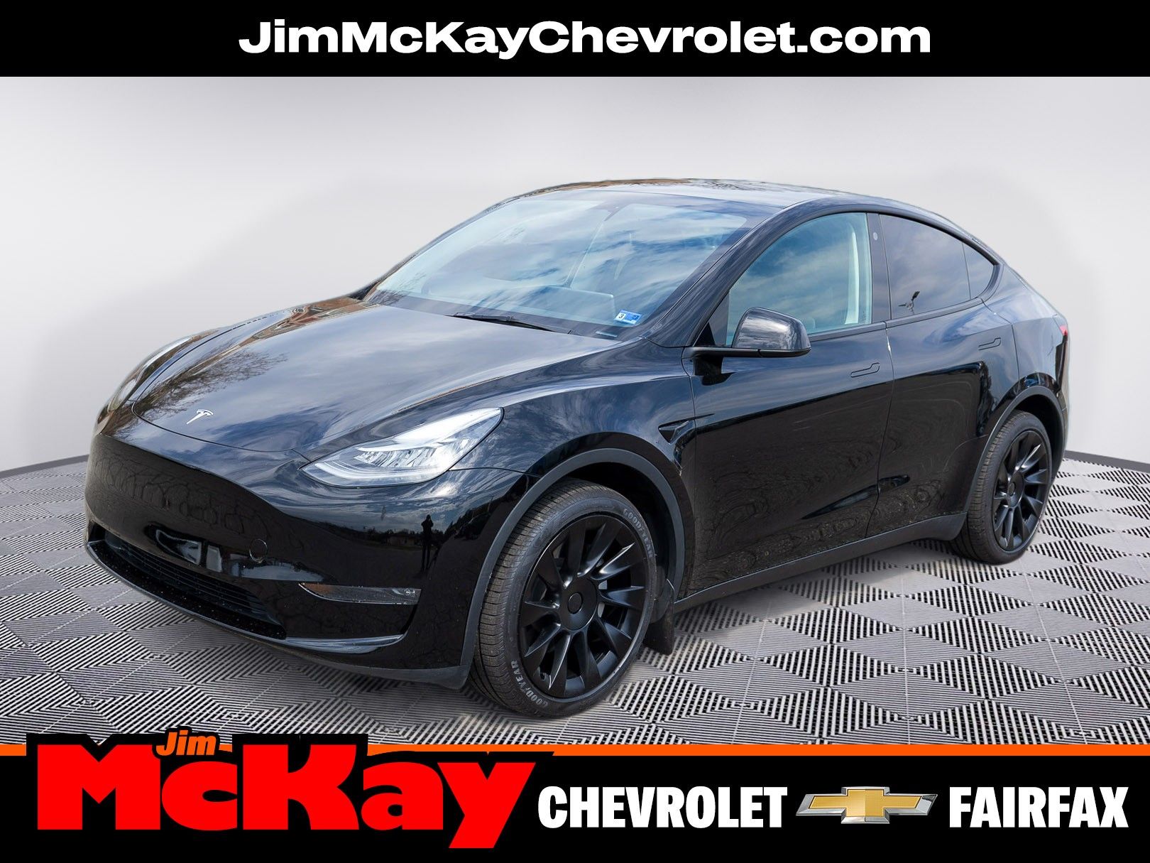 Solid Black 2023 Tesla Model Y Long Range AWD SUV / Crossover All-Wheel Drive 1-Speed Dual Clutch