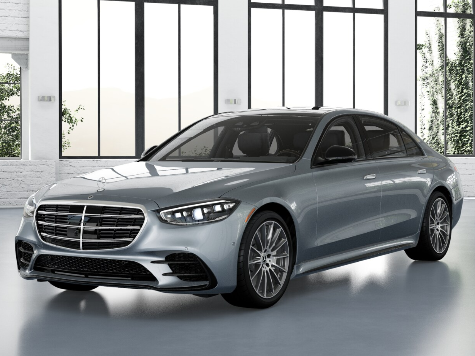 Cirrus Silver Metallic 2026 Mercedes-Benz S-Class S 580 4MATIC Sedan All-Wheel Drive 9-Speed Automatic