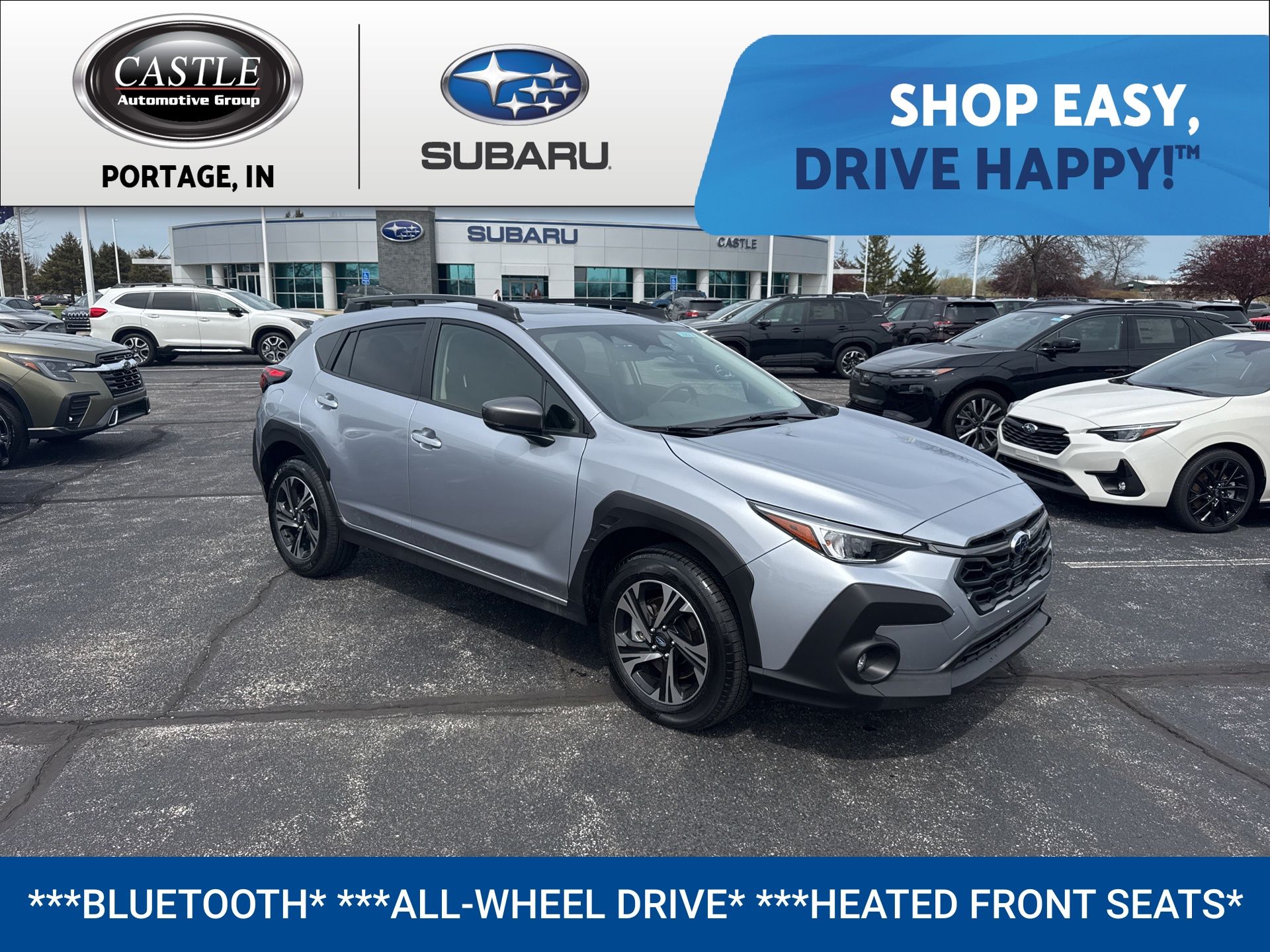 Ice Silver Metallic 2025 Subaru Crosstrek Premium AWD SUV / Crossover All-Wheel Drive Continuously Variable Transmission