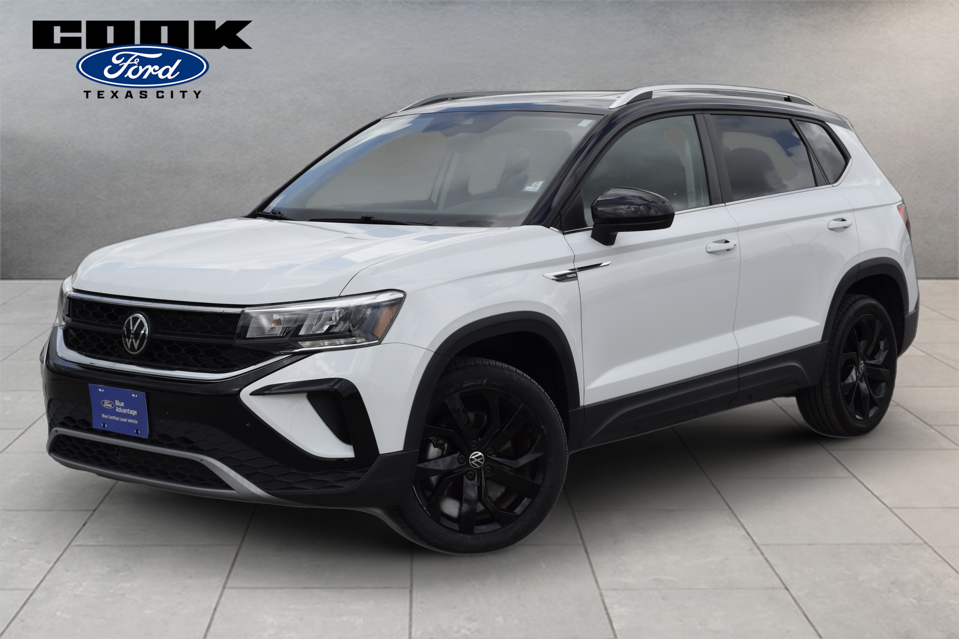 2024 Volkswagen Taos 1.5T SE White at Texan Dodge Chrysler Jeep Ram