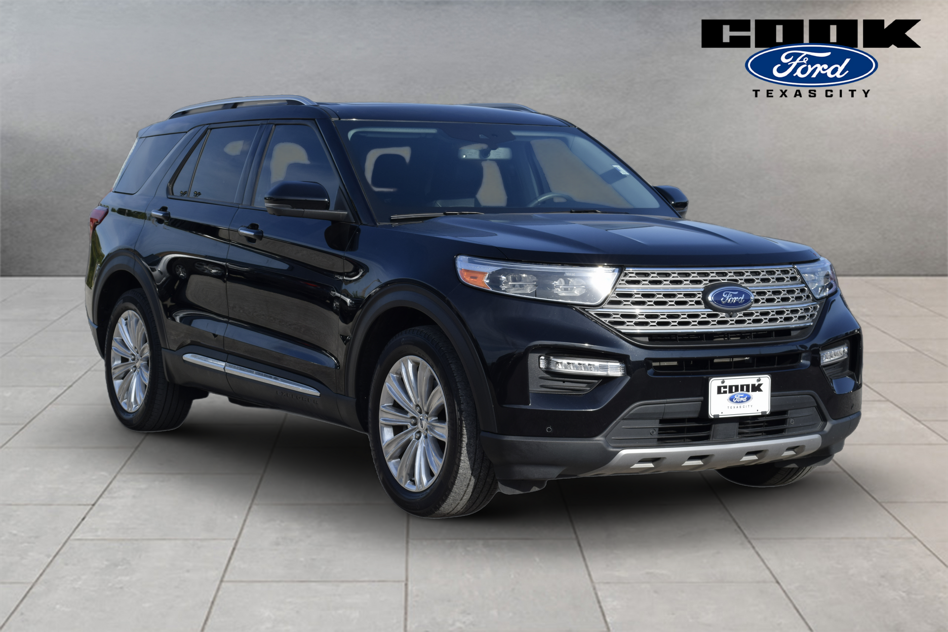 2023 Ford Explorer Limited Black at North Houston Mitsubishi