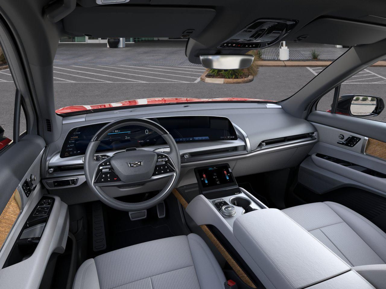 2027 Cadillac VISTIQ Luxury Red at Bayway Cadillac of The Woodlands