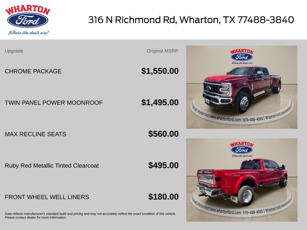 2026 Ford F-450SD King Ranch Red at EAG Ford Navasota