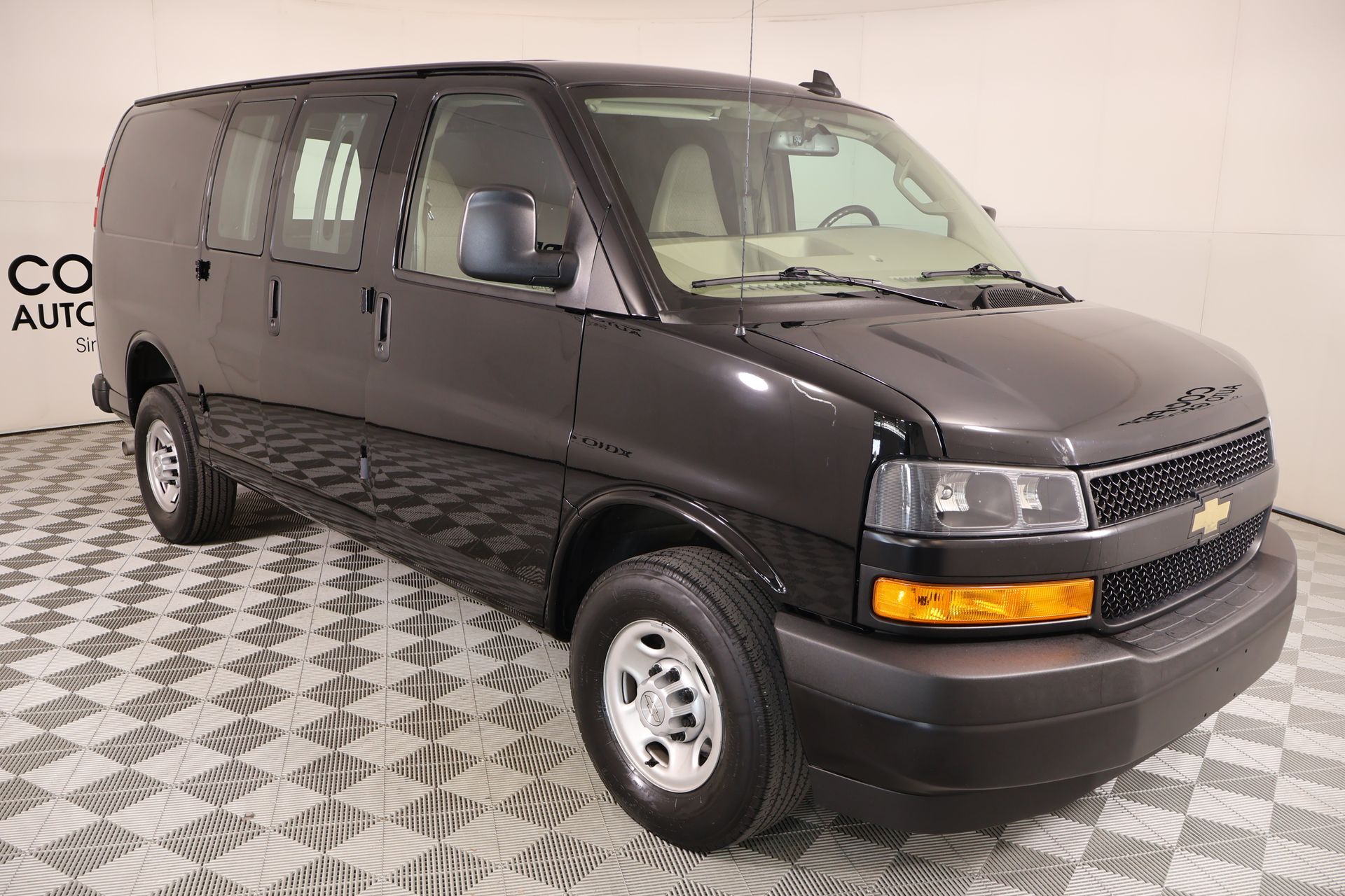Black 2019 Chevrolet Express Cargo Van Rear-Wheel Drive 8-Speed Automatic Overdrive