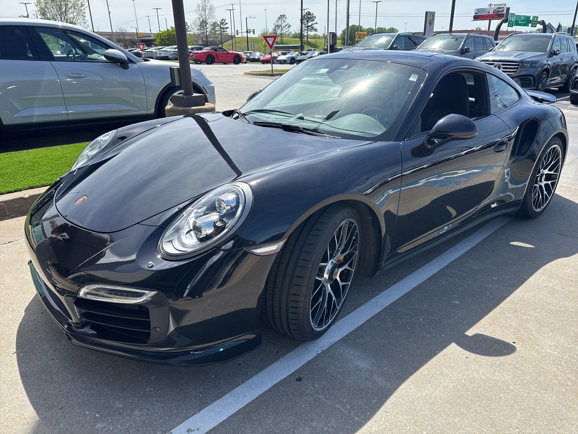 Black 2015 Porsche 911 Turbo S Coupe AWD Coupe All-Wheel Drive 7-Speed Automatic