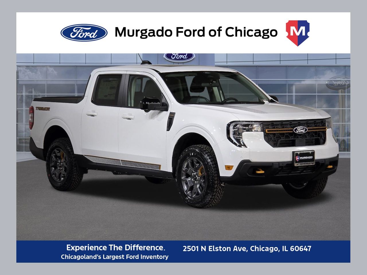 Oxford White 2026 Ford Maverick Pickup Truck All-Wheel Drive 8-Speed Automatic