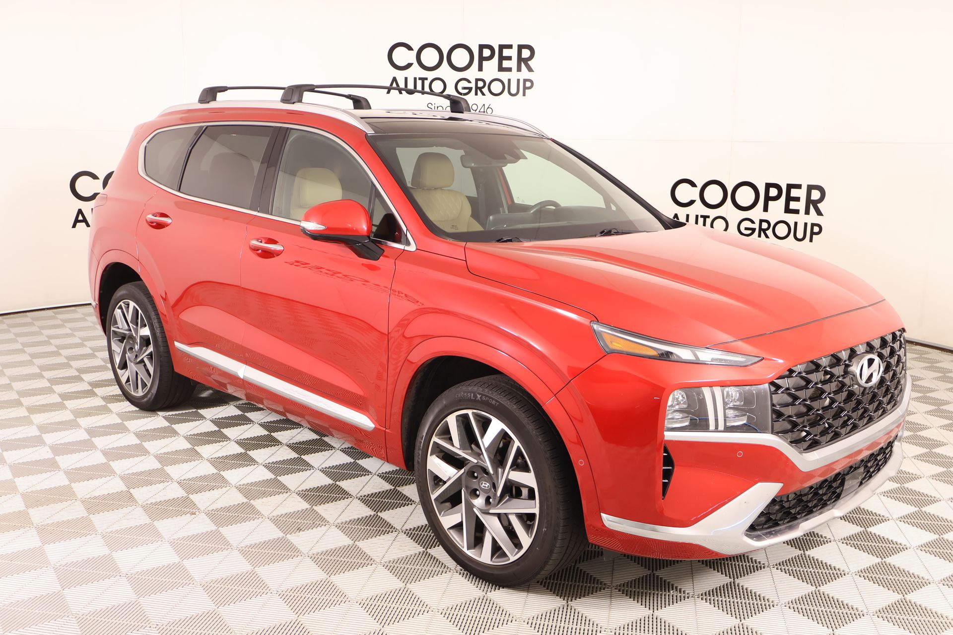 Calypso Red 2023 Hyundai Santa Fe SUV / Crossover Front-Wheel Drive Automatic