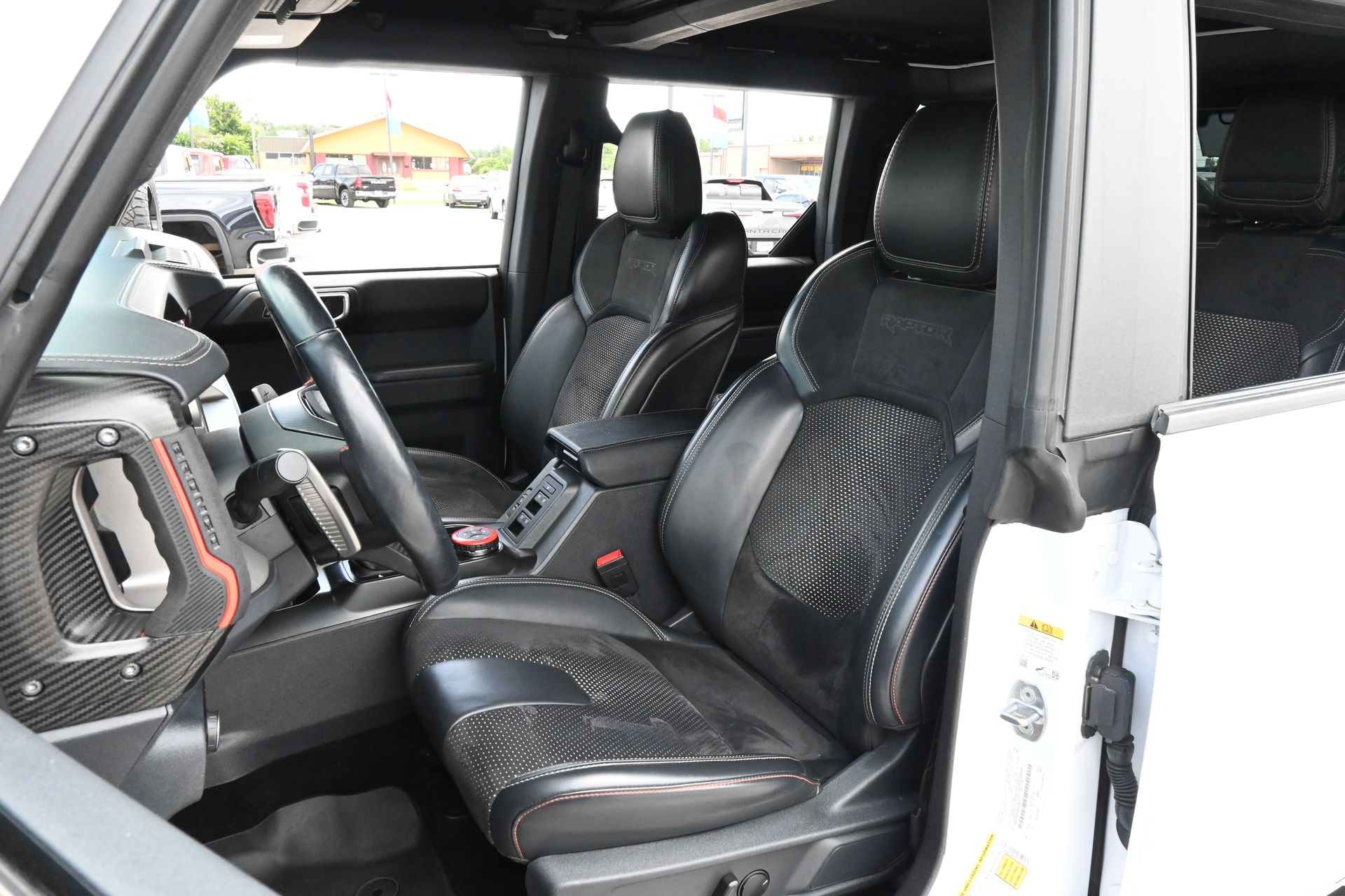 2024 Ford Bronco Raptor White at EAG Ford Navasota
