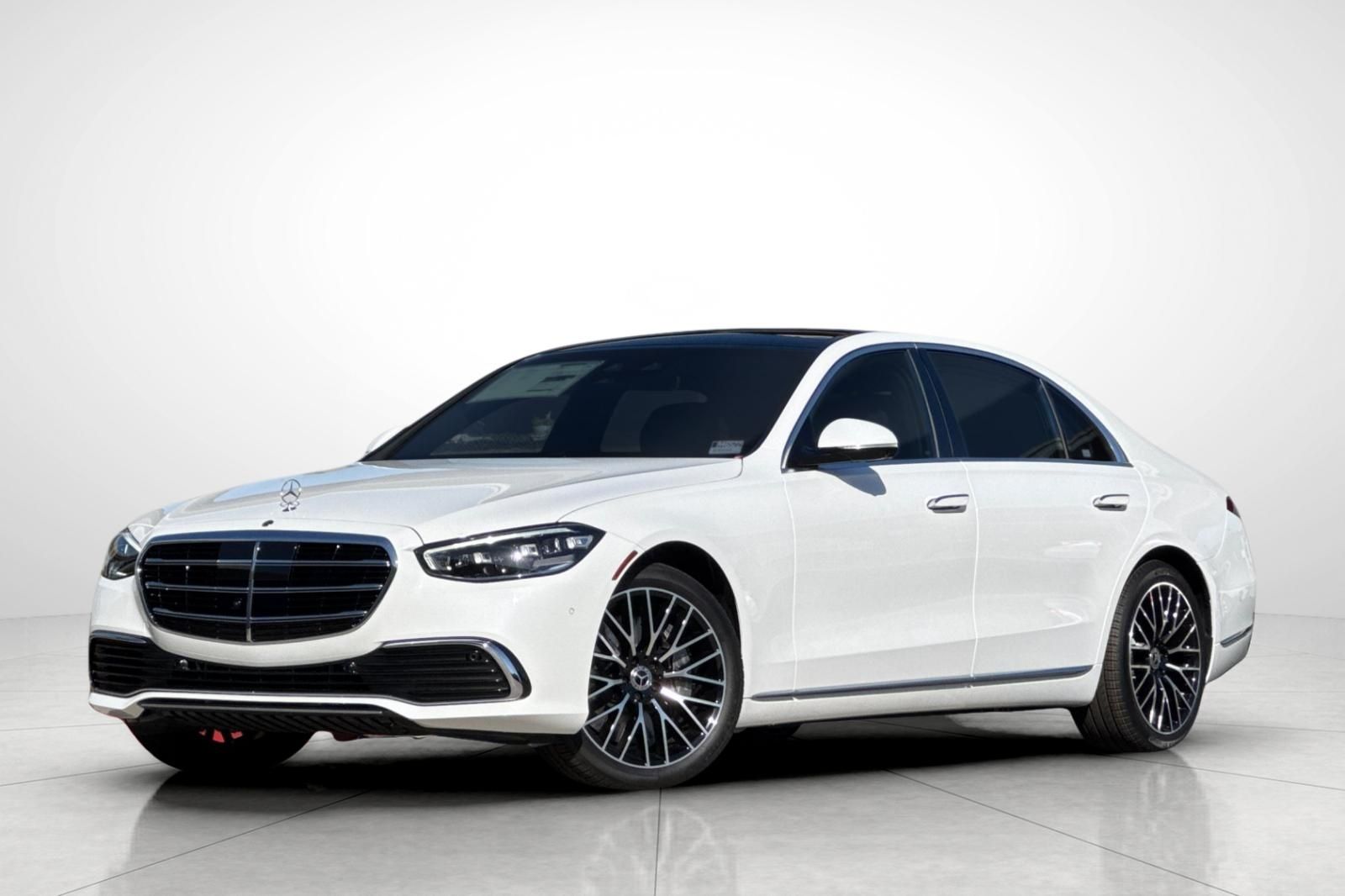 MANUFAKTUR Moonlight White Metallic 2026 Mercedes-Benz S-Class Sedan All-Wheel Drive 9-Speed Automatic