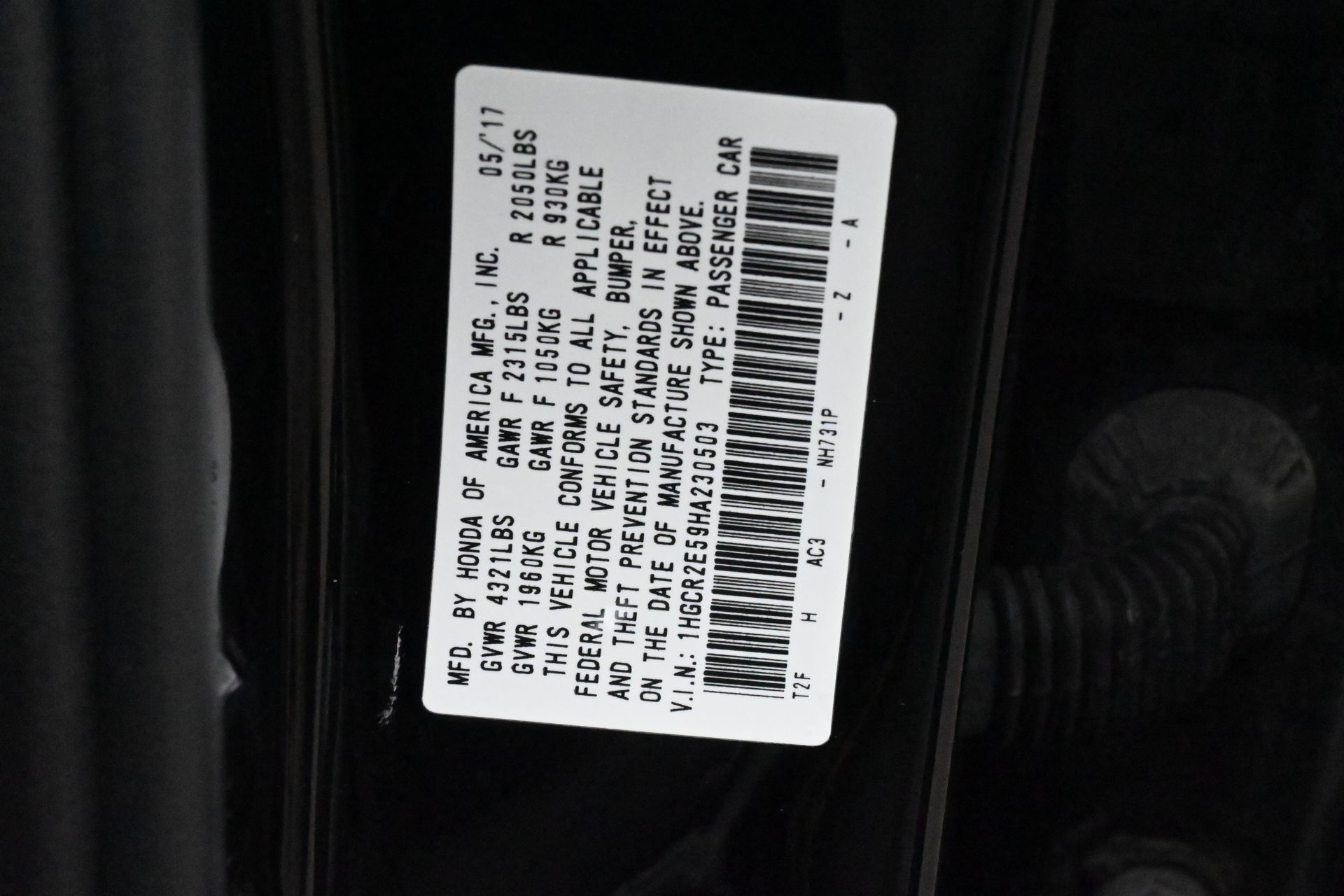 2017 Honda Accord Sport Black at Joe Myers Mazda Kia