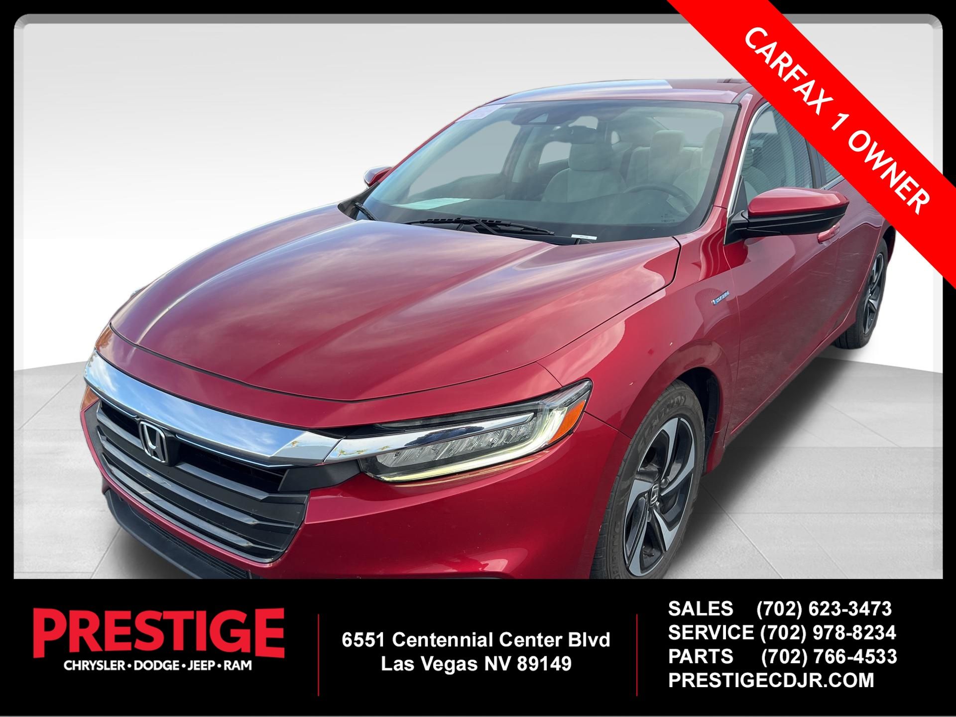 Radiant Red Metallic 2022 Honda Insight EX FWD Sedan Front-Wheel Drive Continuously Variable Transmission