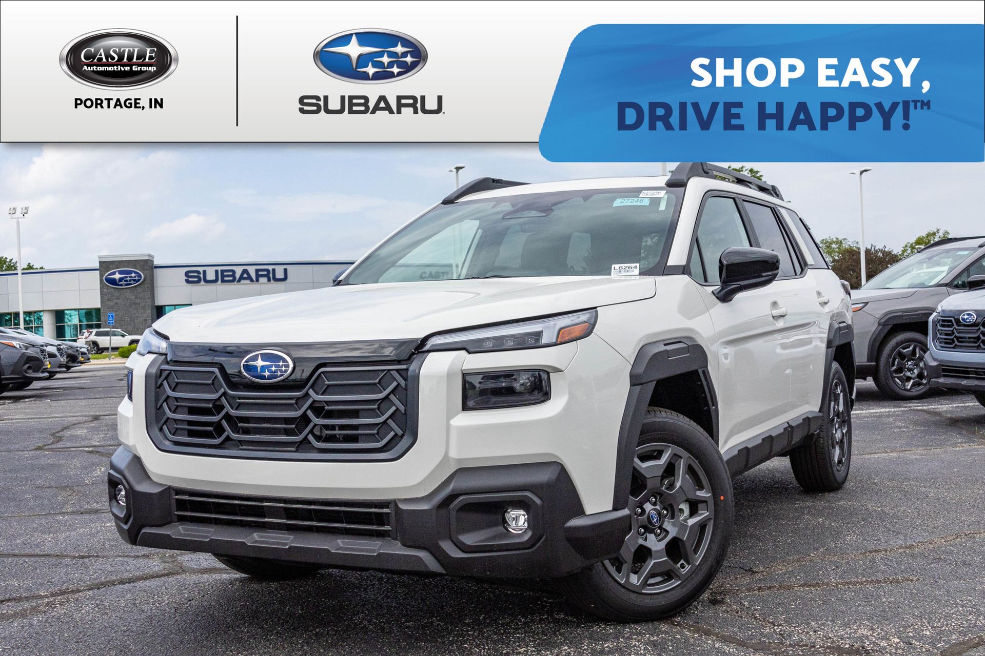 Crystal White Pearl 2026 Subaru Outback Premium AWD SUV / Crossover All-Wheel Drive Continuously Variable Transmission