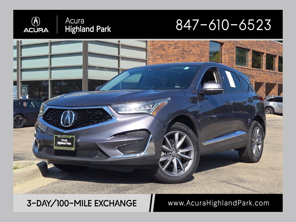 Gray (Modern Steel Metallic) 2021 Acura RDX SUV / Crossover All-Wheel Drive Automatic