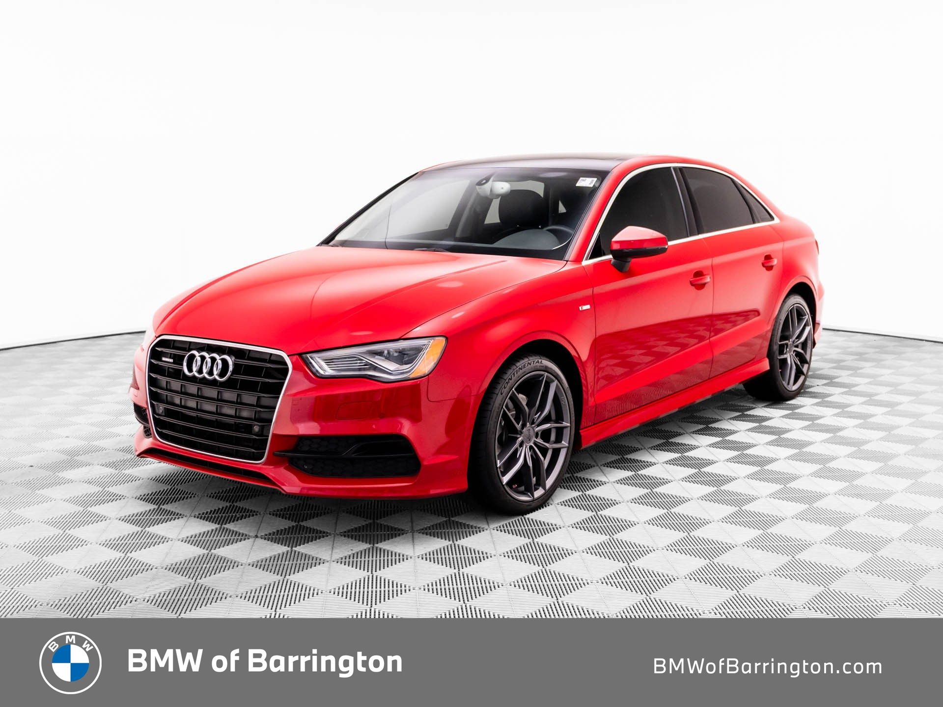 Brilliant Red 2015 Audi A3 Sedan All-Wheel Drive 6-Speed Automatic
