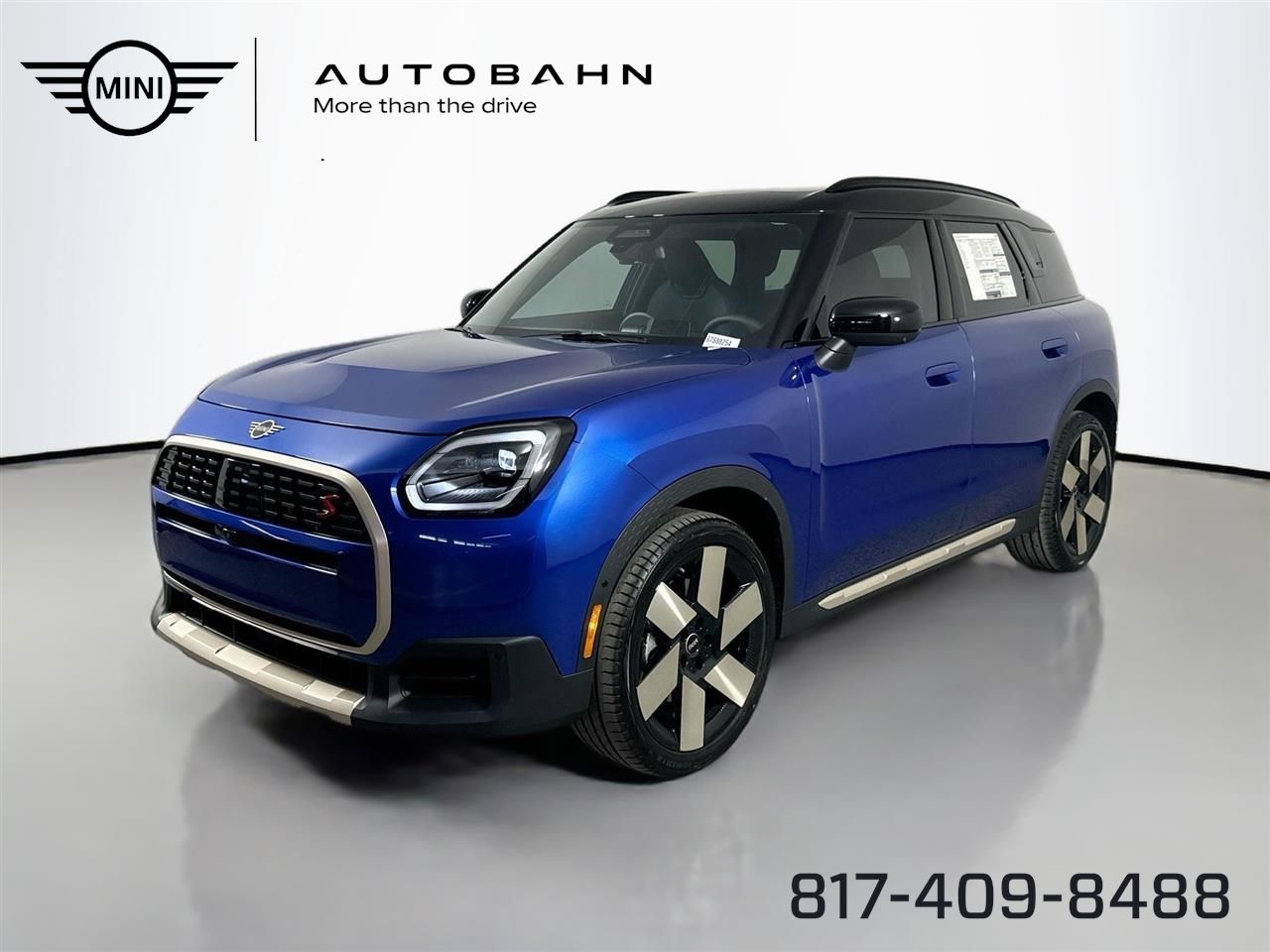Blazing Blue Metallic 2025 MINI Countryman Cooper S ALL4 SUV / Crossover All-Wheel Drive 7-Speed Automatic