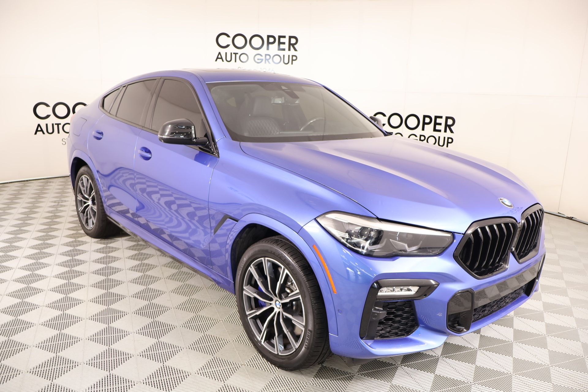 Riverside Blue Metallic 2020 BMW X6 SUV / Crossover All-Wheel Drive 8-Speed Automatic