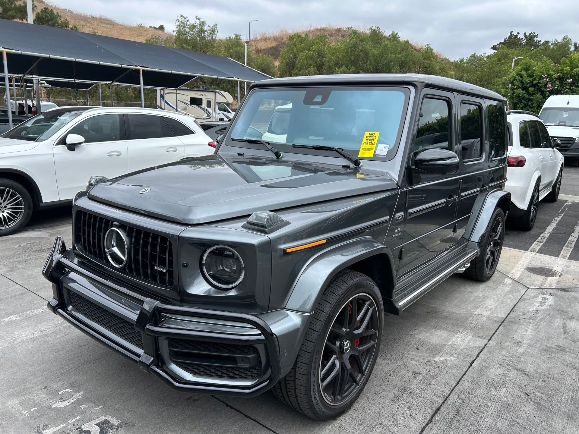 Gray (MANUFAKTUR Graphite Metallic) 2024 Mercedes-Benz G-Class SUV / Crossover All-Wheel Drive 9-Speed Automatic