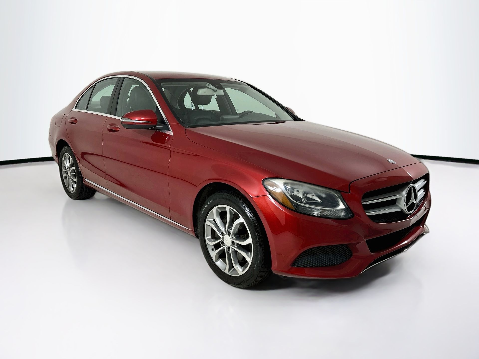 designo Cardinal Red Metallic 2016 Mercedes-Benz C-Class Sedan All-Wheel Drive 7-Speed Automatic