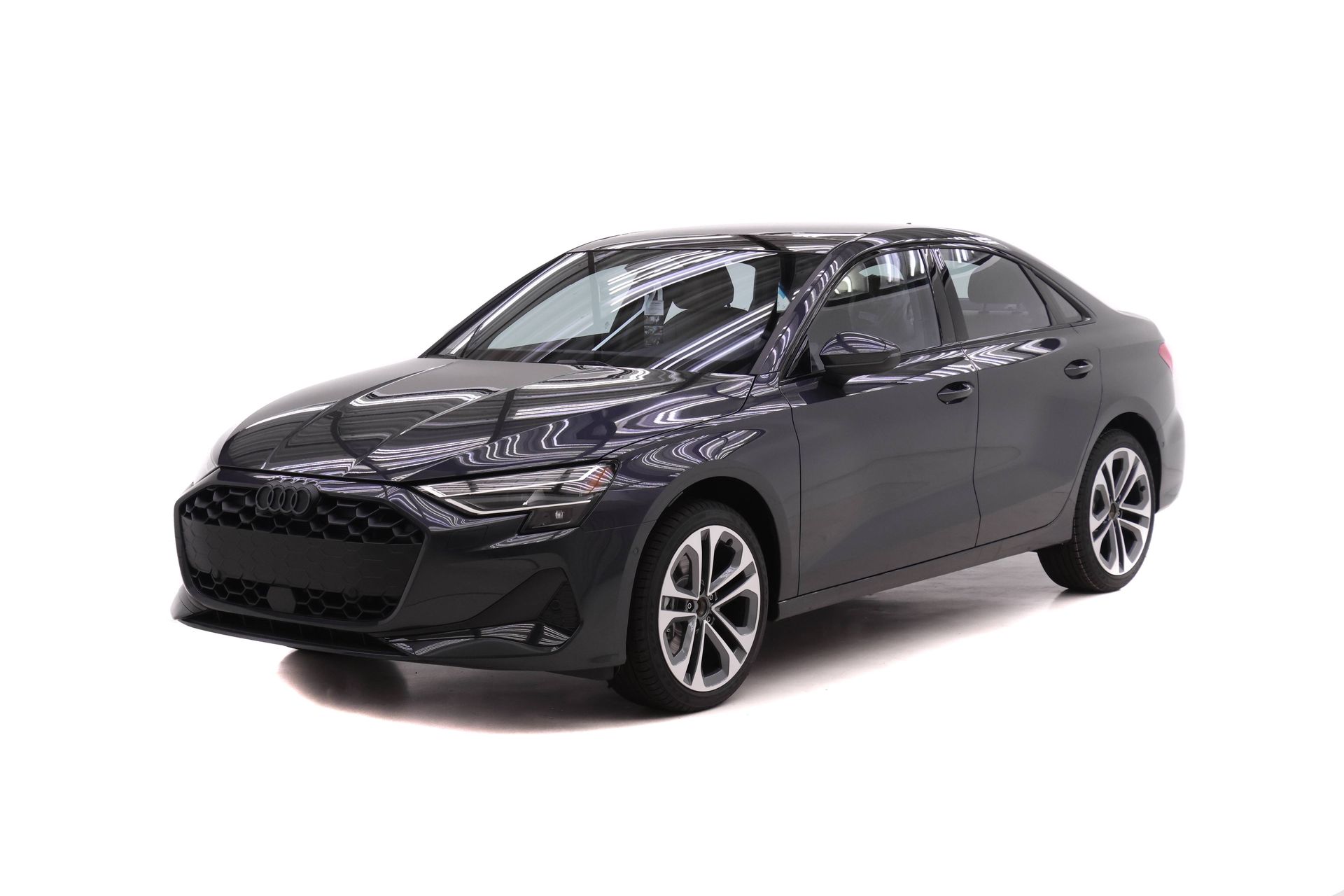 Manhattan Gray Metallic 2026 Audi A3 Hatchback 7-Speed Automatic