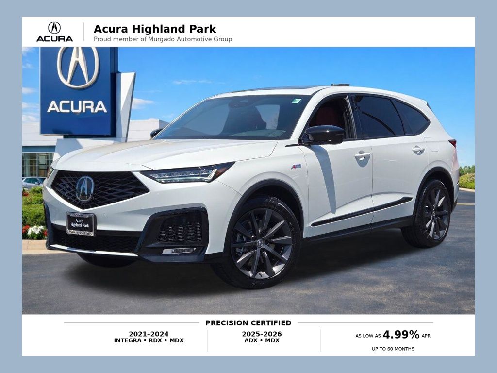 Platinum White Pearl 2026 Acura MDX SUV / Crossover All-Wheel Drive Automatic