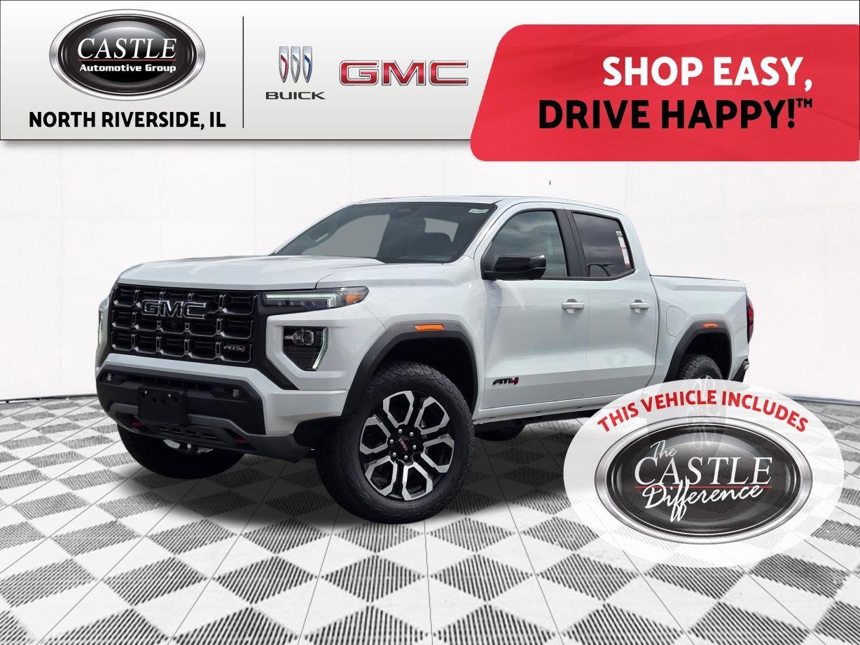 Summit White 2026 GMC Canyon Pickup Truck Four-Wheel Drive 8-Speed Automatic