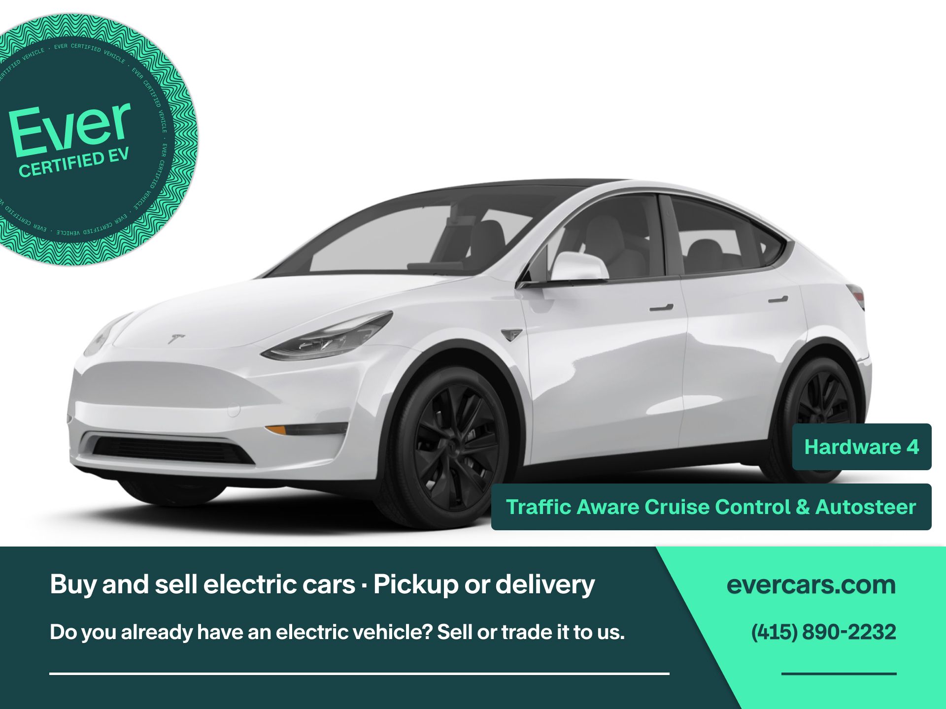 White 2024 Tesla Model Y SUV / Crossover Rear-Wheel Drive 1-Speed Automatic
