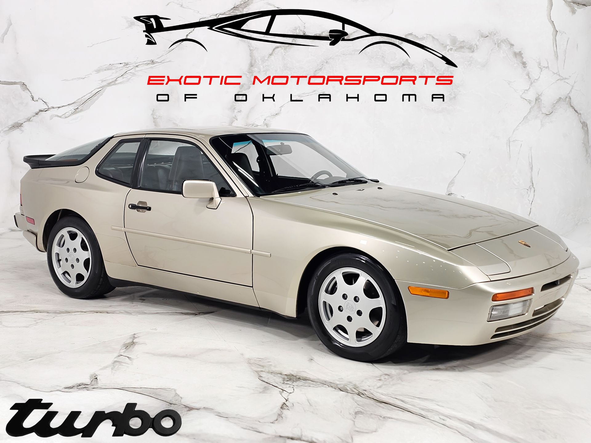 Brown (Tan) 1989 Porsche 944 Turbo Hatchback Hatchback Rear-Wheel Drive 5-Speed Manual