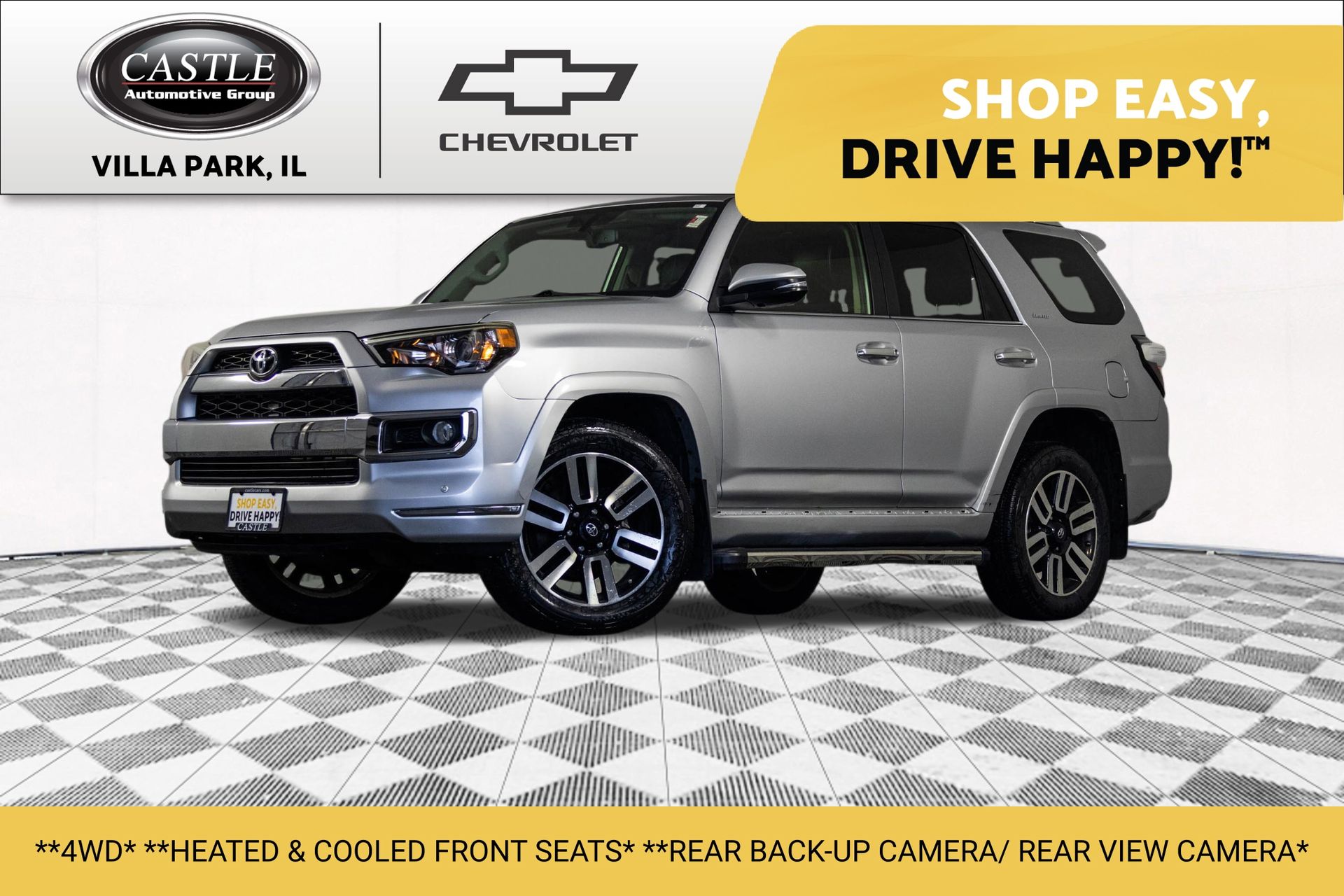 Classic Silver Metallic 2014 Toyota 4Runner Limited 4WD SUV / Crossover All-Wheel Drive 5-Speed Automatic Overdrive