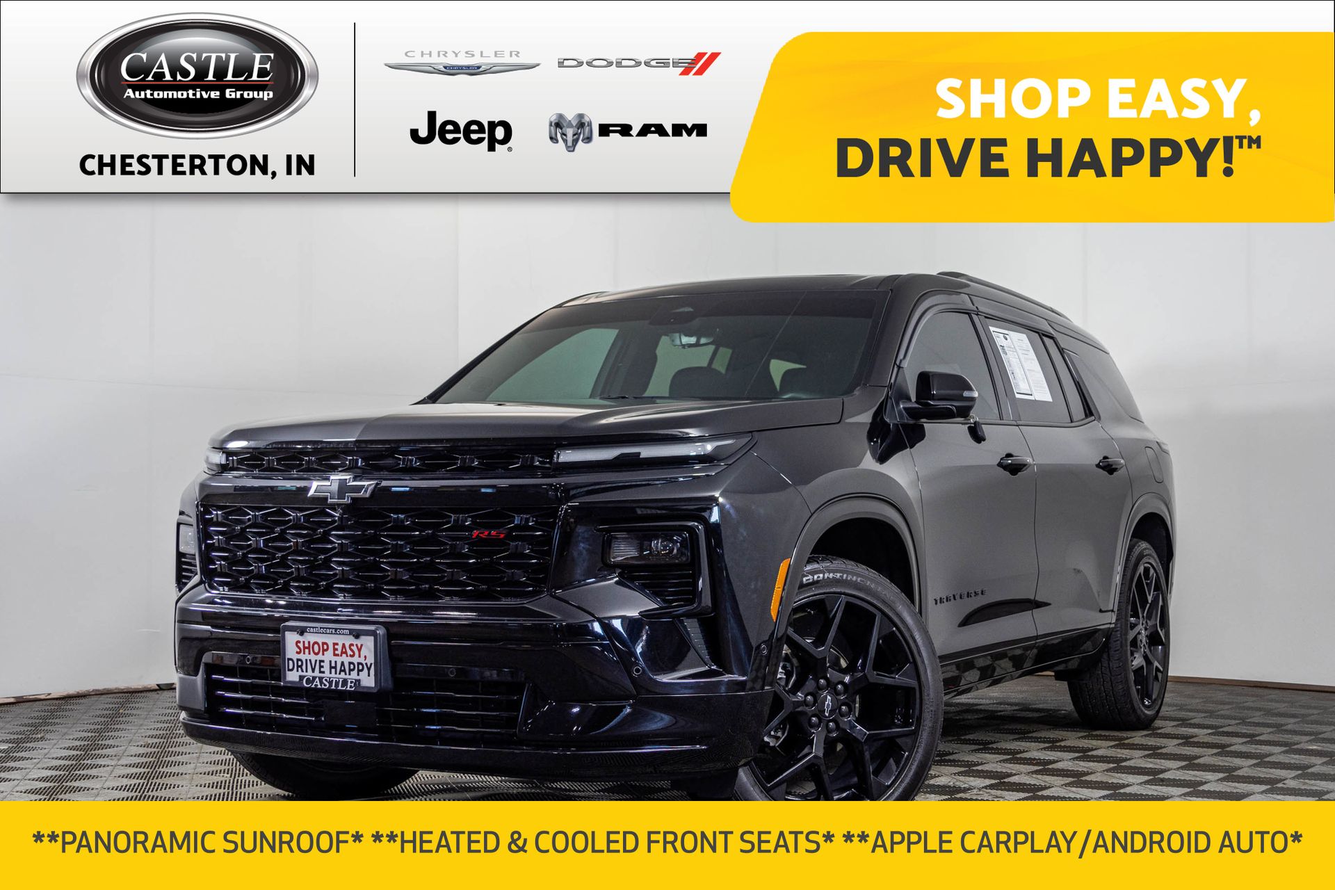 Mosaic Black Metallic 2024 Chevrolet Traverse SUV / Crossover Front-Wheel Drive 8-Speed Automatic
