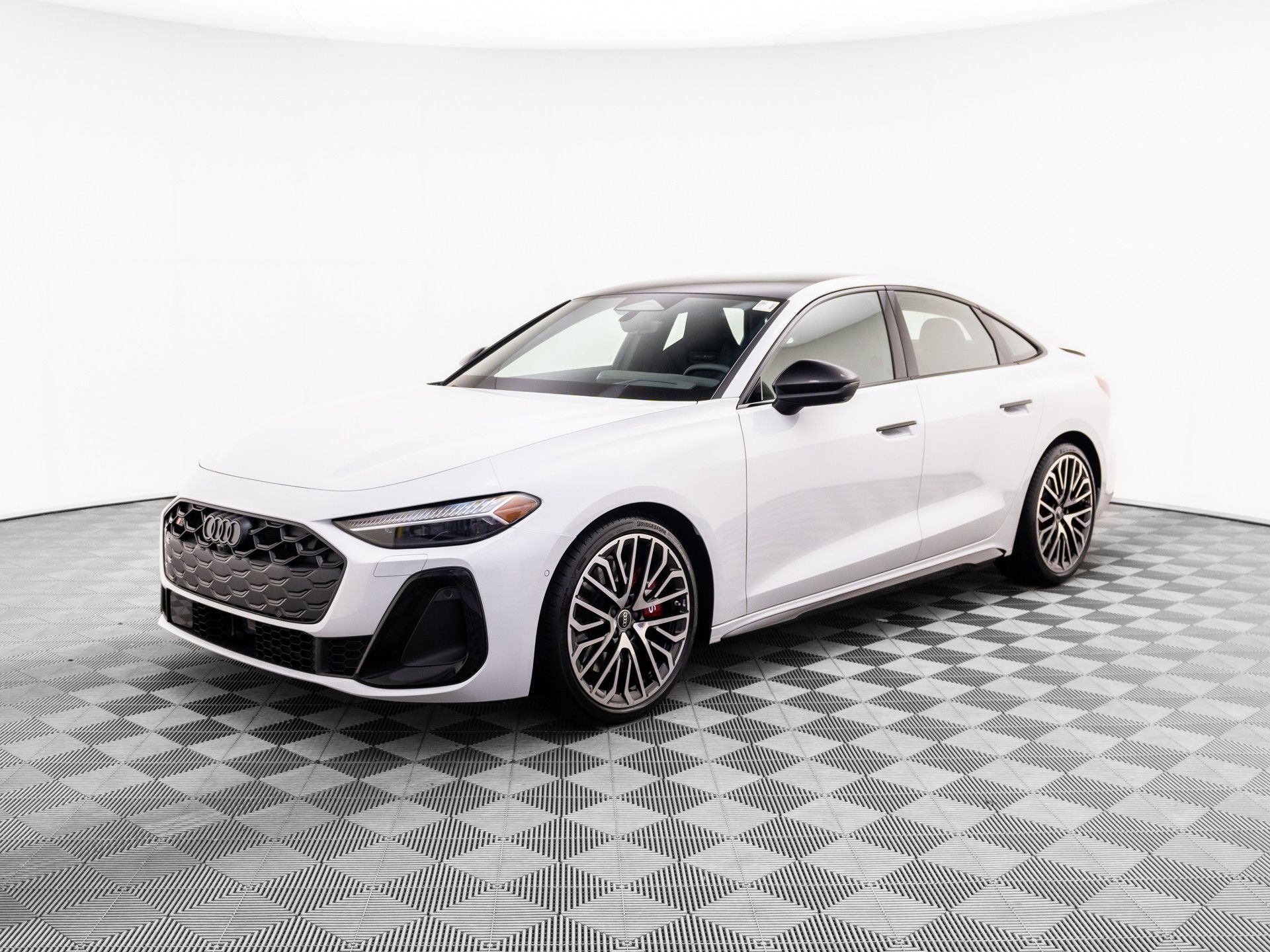 Glacier White Metallic 2025 Audi S5 3.0T quattro Premium Plus Sedan All-Wheel Drive 7-Speed Automatic