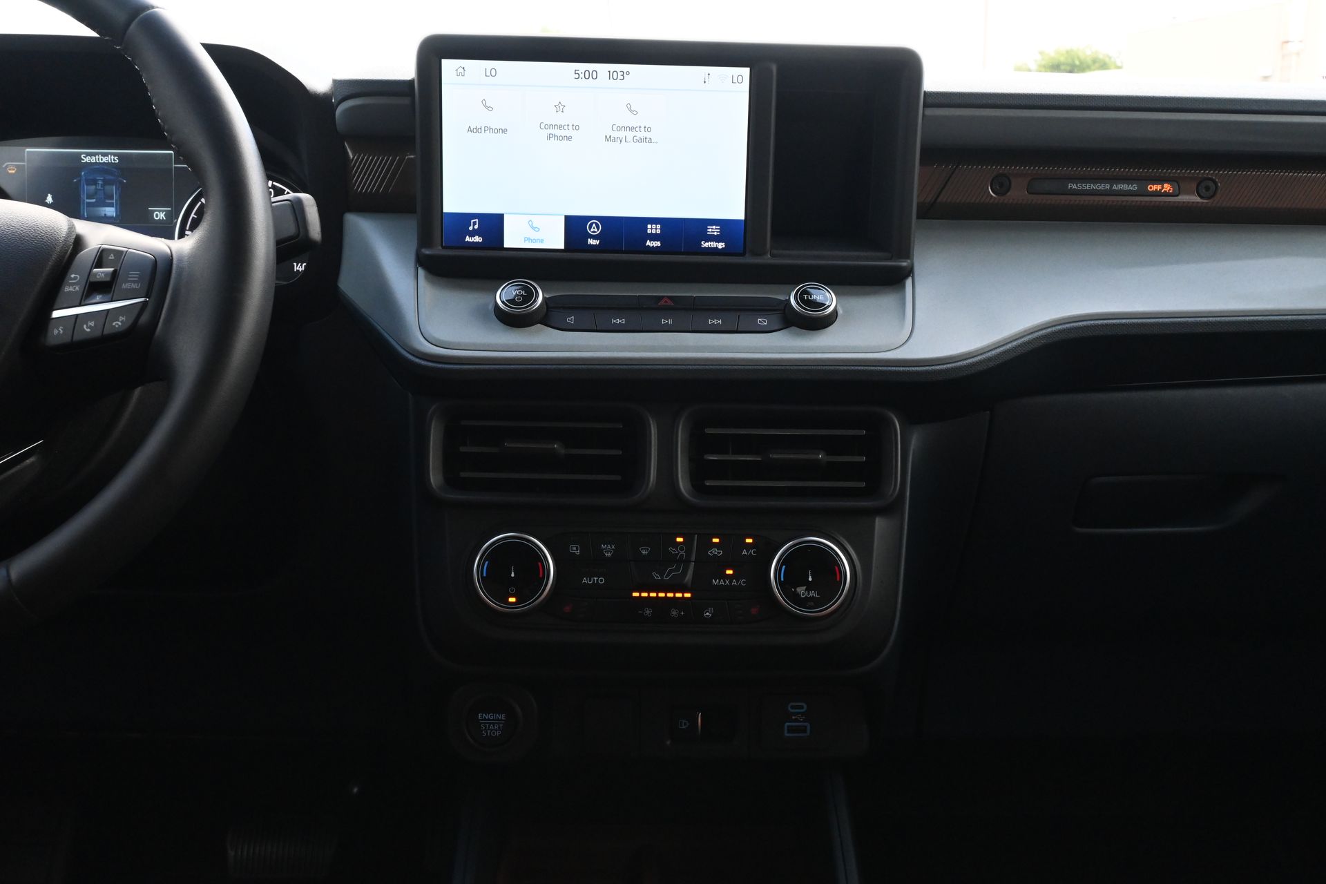 2024 Ford Maverick Lariat Black at DeMontrond Mazda