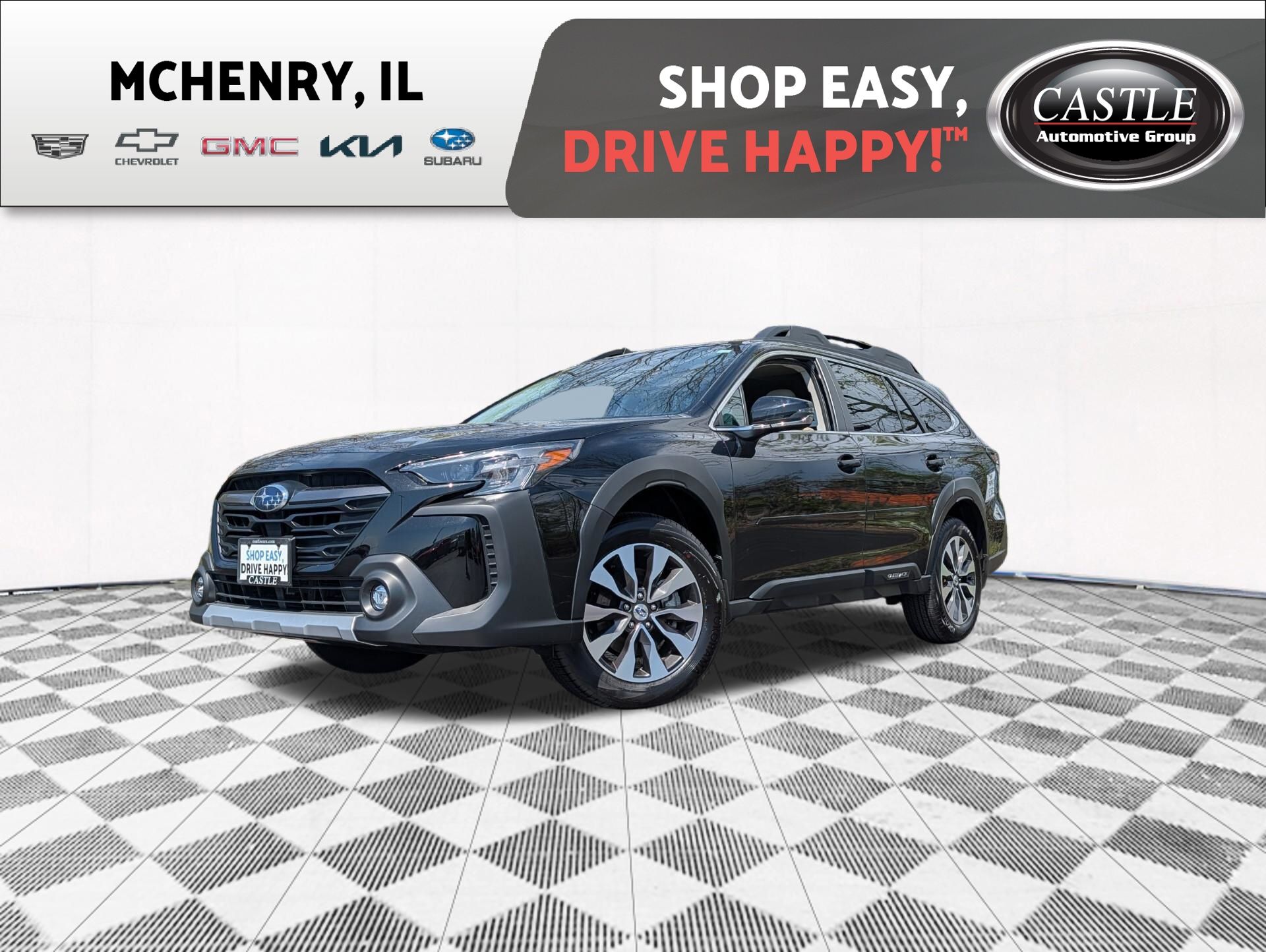 Crystal Black Silica 2025 Subaru Outback Limited AWD SUV / Crossover All-Wheel Drive Continuously Variable Transmission