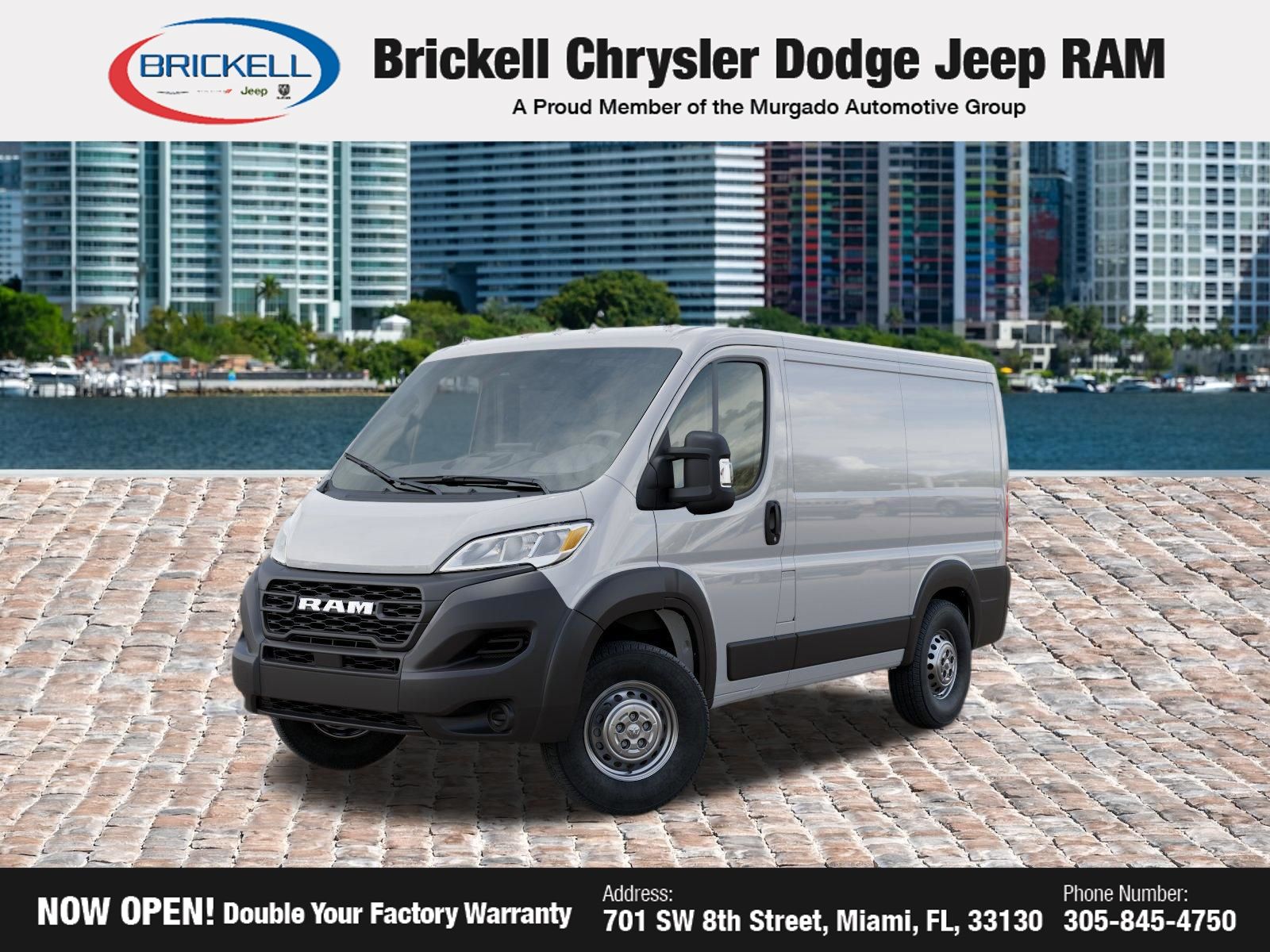 Bright White Clearcoat 2026 RAM ProMaster Van Front-Wheel Drive 9-Speed Automatic