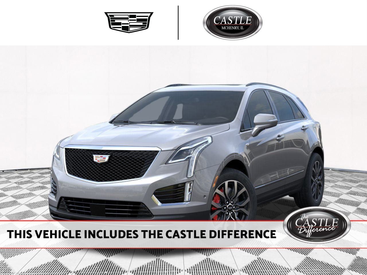 Argent Silver Metallic 2025 Cadillac XT5 SUV / Crossover Four-Wheel Drive 9-Speed Automatic