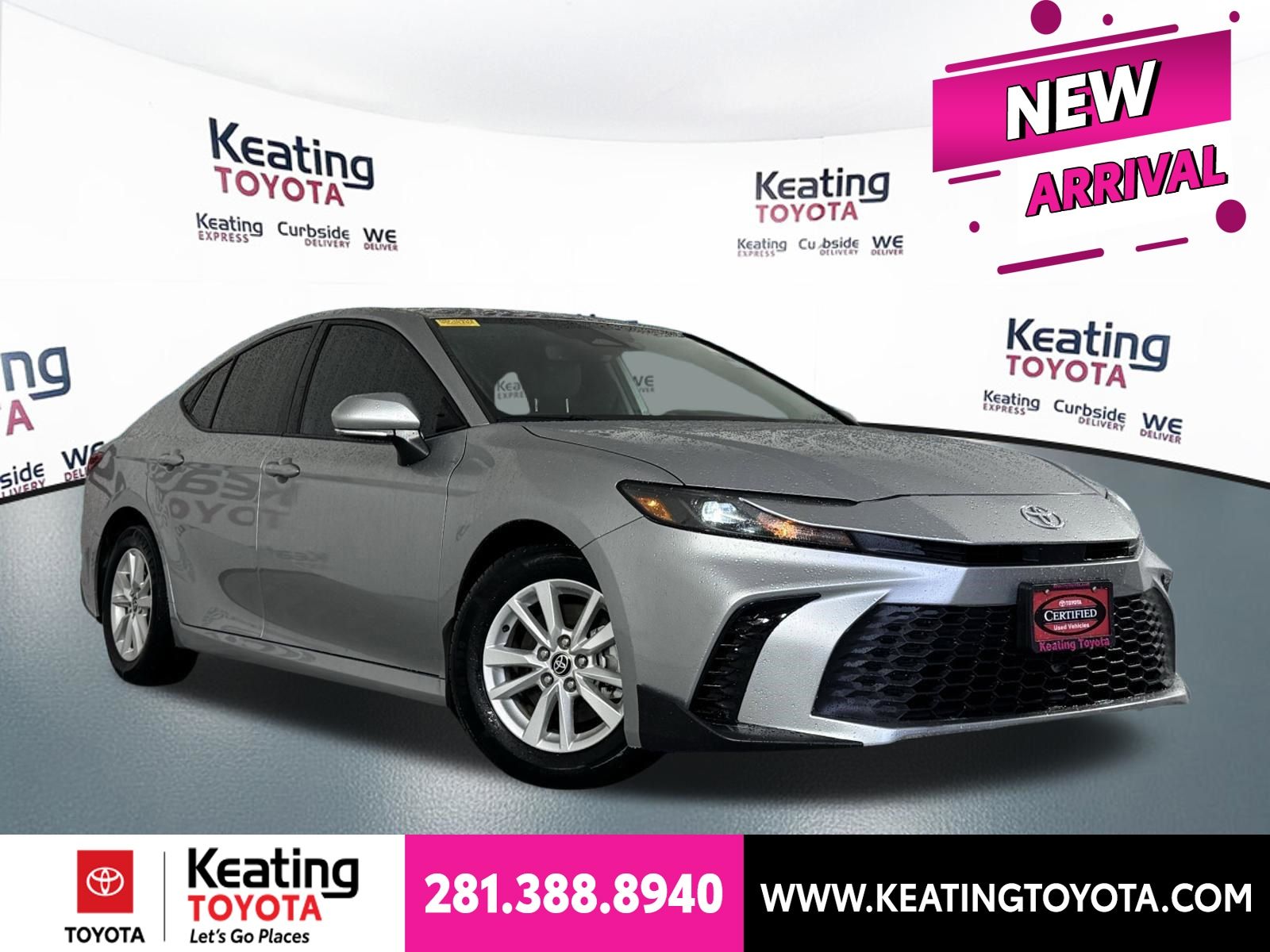 Celestial Silver Metallic 2025 Toyota Camry Sedan Front-Wheel Drive Continuously Variable Transmission