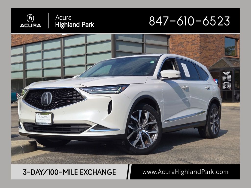 Platinum White Pearl 2023 Acura MDX SUV / Crossover All-Wheel Drive Automatic