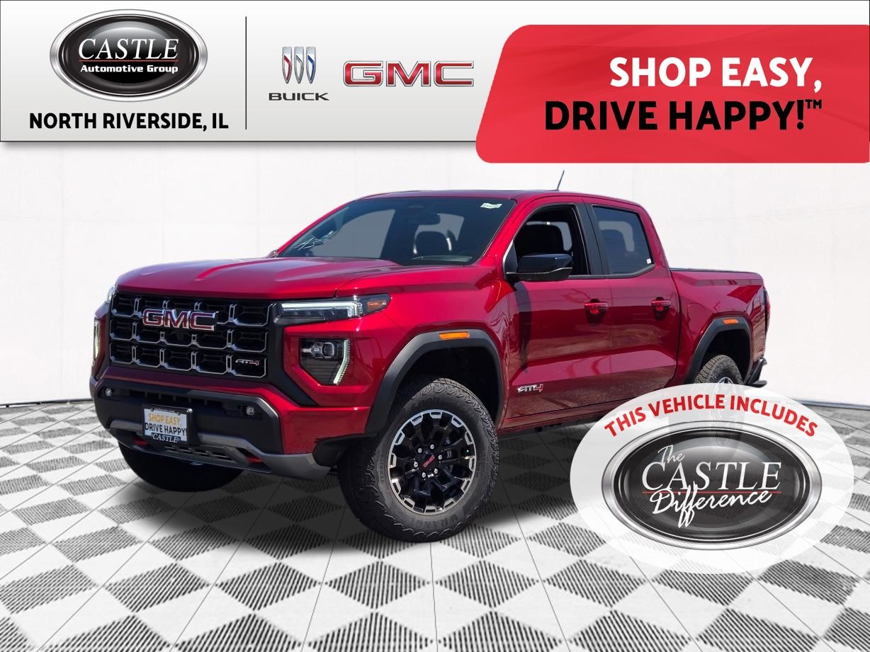 Volcanic Red Tintcoat 2026 GMC Canyon Pickup Truck Four-Wheel Drive 8-Speed Automatic