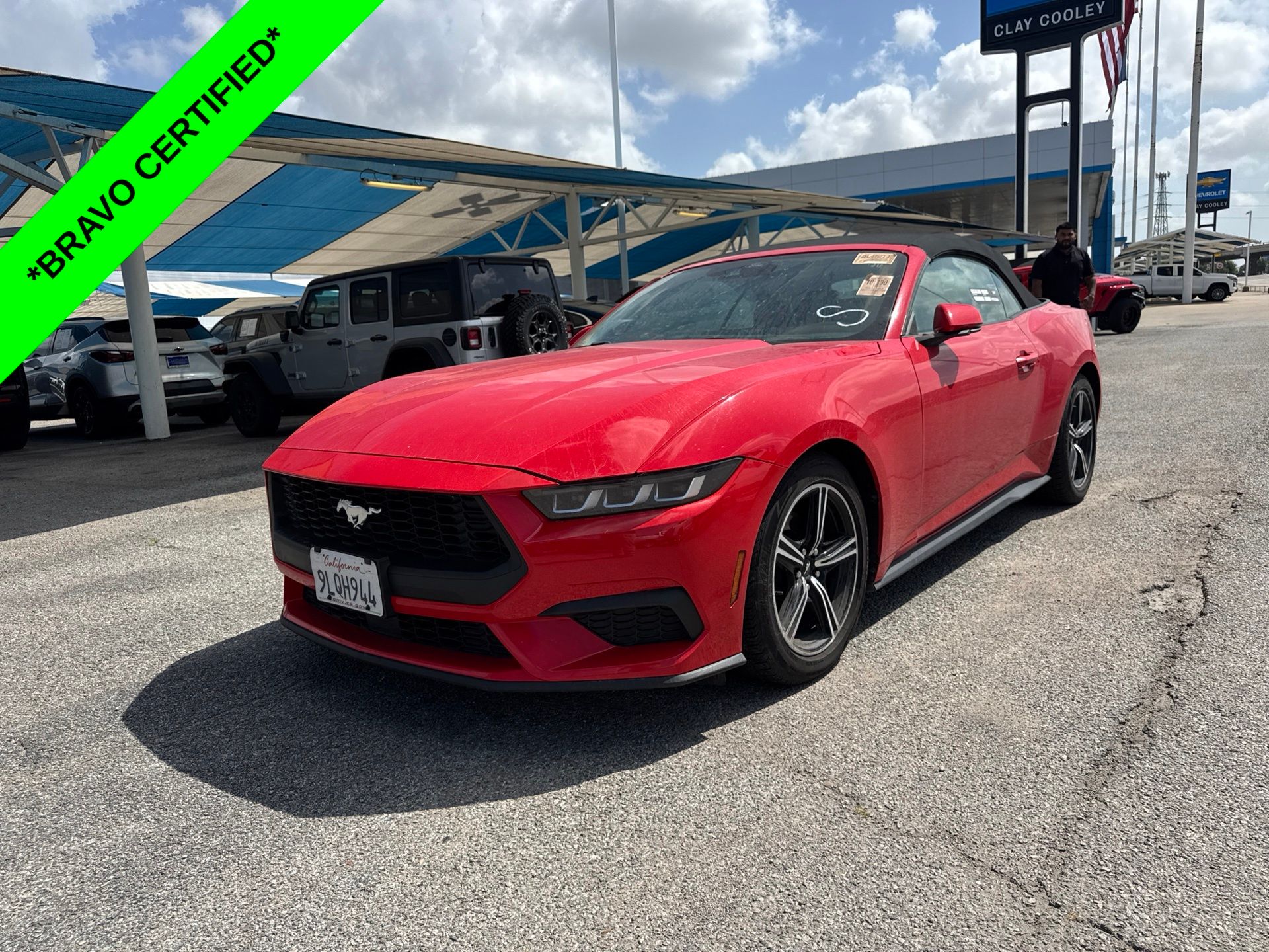 Race Red 2024 Ford Mustang Convertible Rear-Wheel Drive Automatic