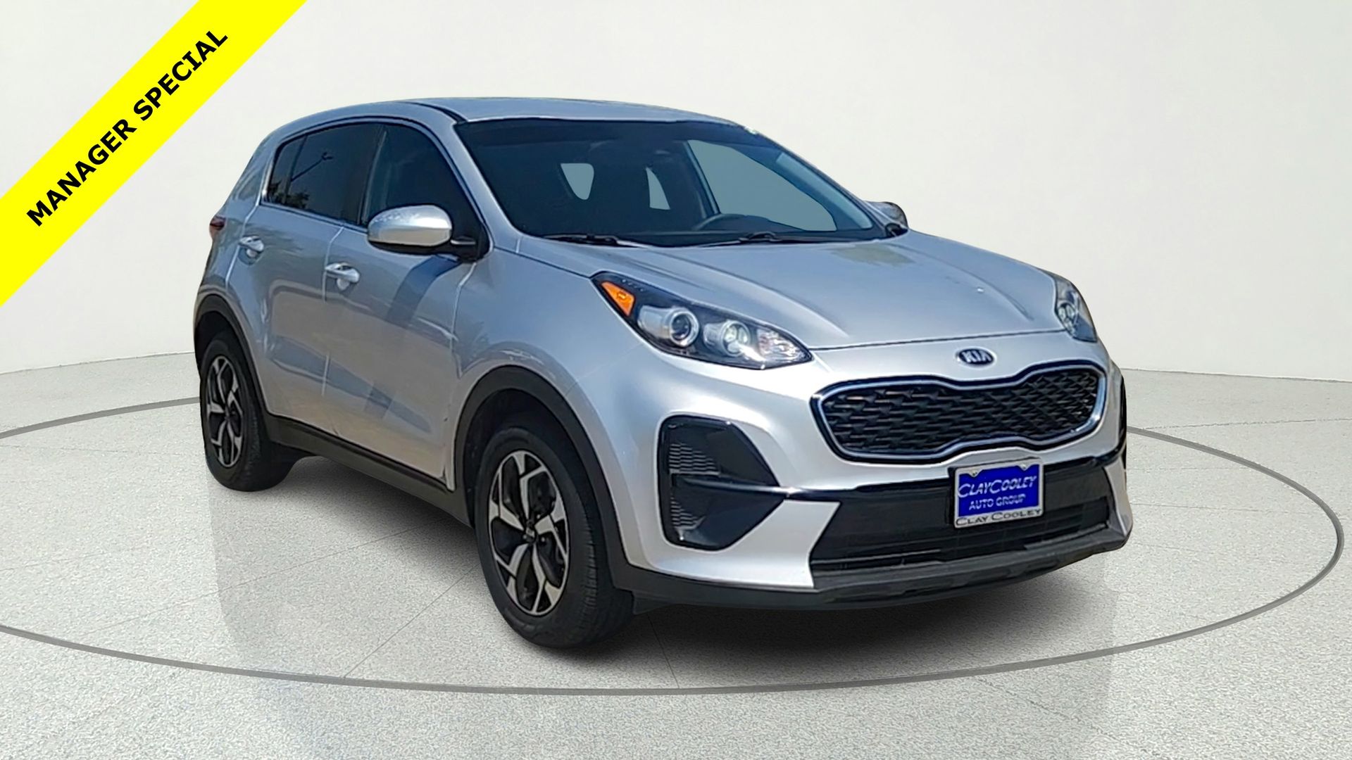Sparkling Silver 2021 Kia Sportage SUV / Crossover Front-Wheel Drive 6-Speed Automatic Overdrive