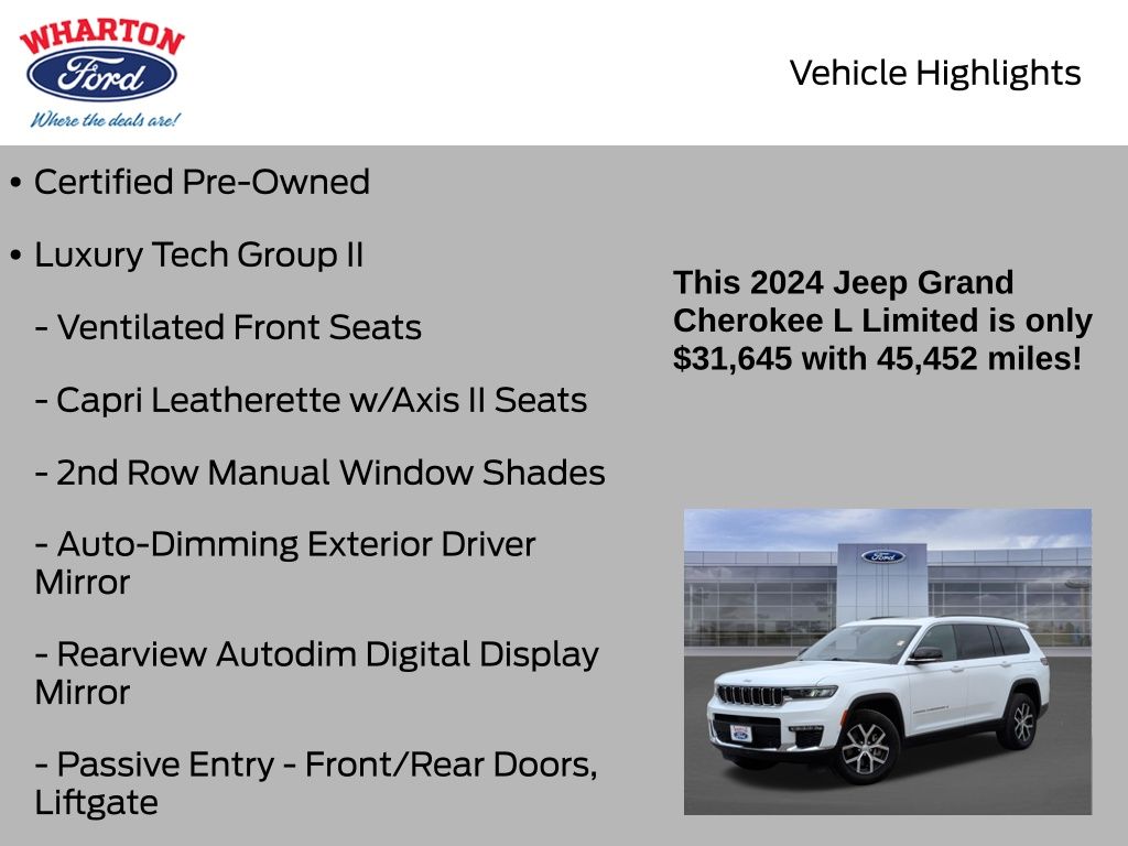 2024 Jeep Grand Cherokee L Limited - 4